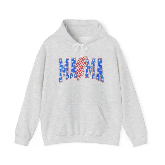 USA Mama Mom Retro Graphic Hoodie Women's Heavy Blend™ Hooded Sweatshirt