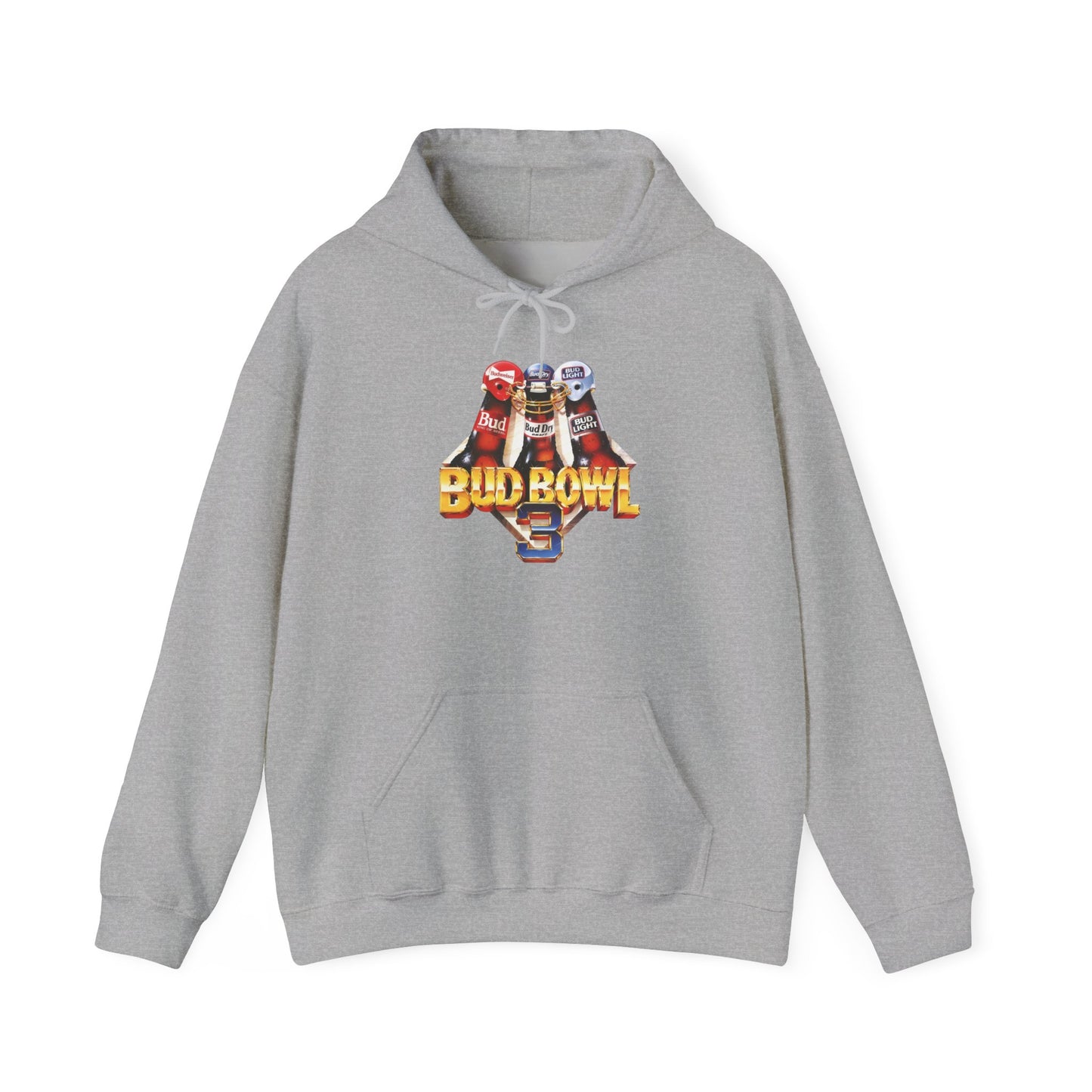 Bud Bowl Vintage Beer Graphic Hoodie Unisex Heavy Blend™ Hooded Sweatshirt