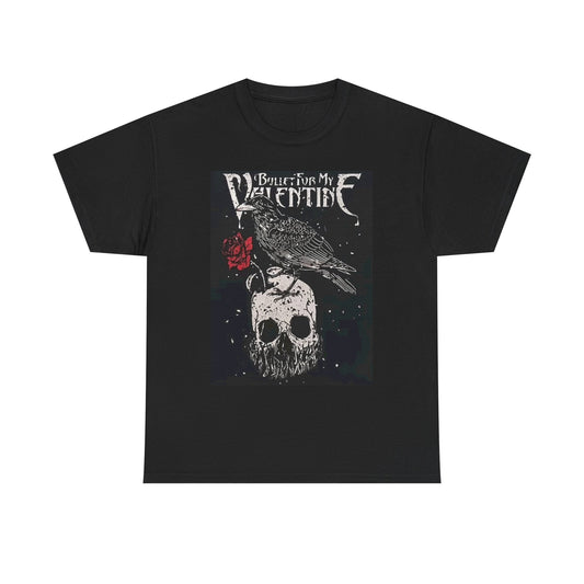 Bullet For My Valentine Graphic T Shirt Rock Merch Vintage Unisex Heavy Cotton