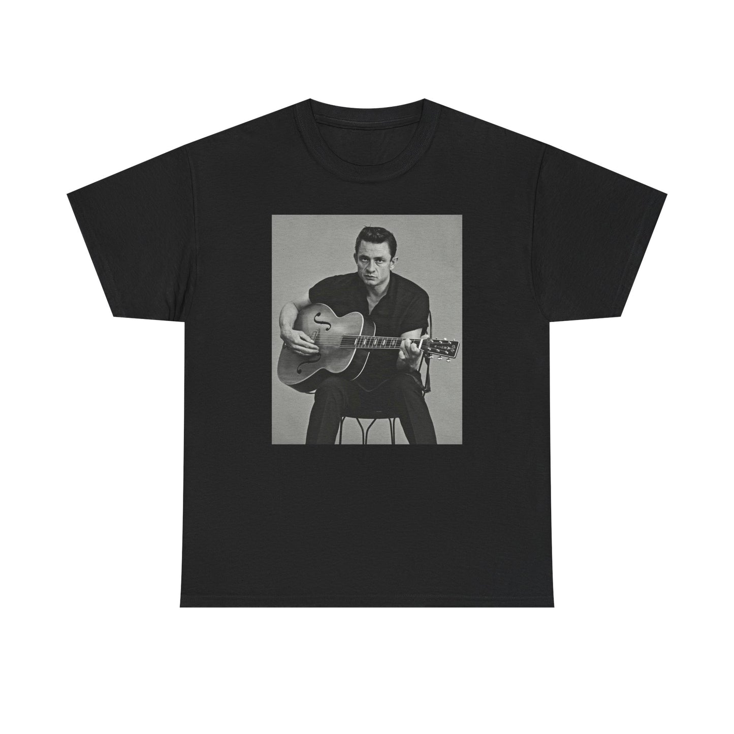 Johney cash Shirt vintage graphic art country guitar Unisex Heavy Cotton Tee