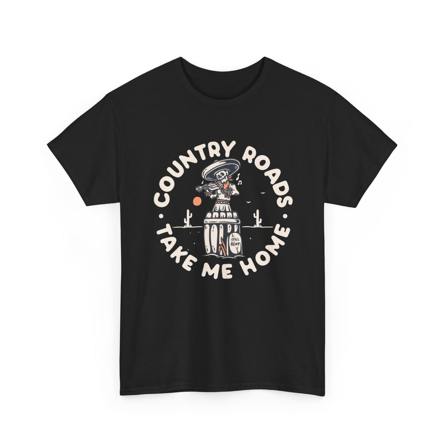 Country Roads Take Me Home Graphic T Shirt NEW ADULT TEE VINTAGE