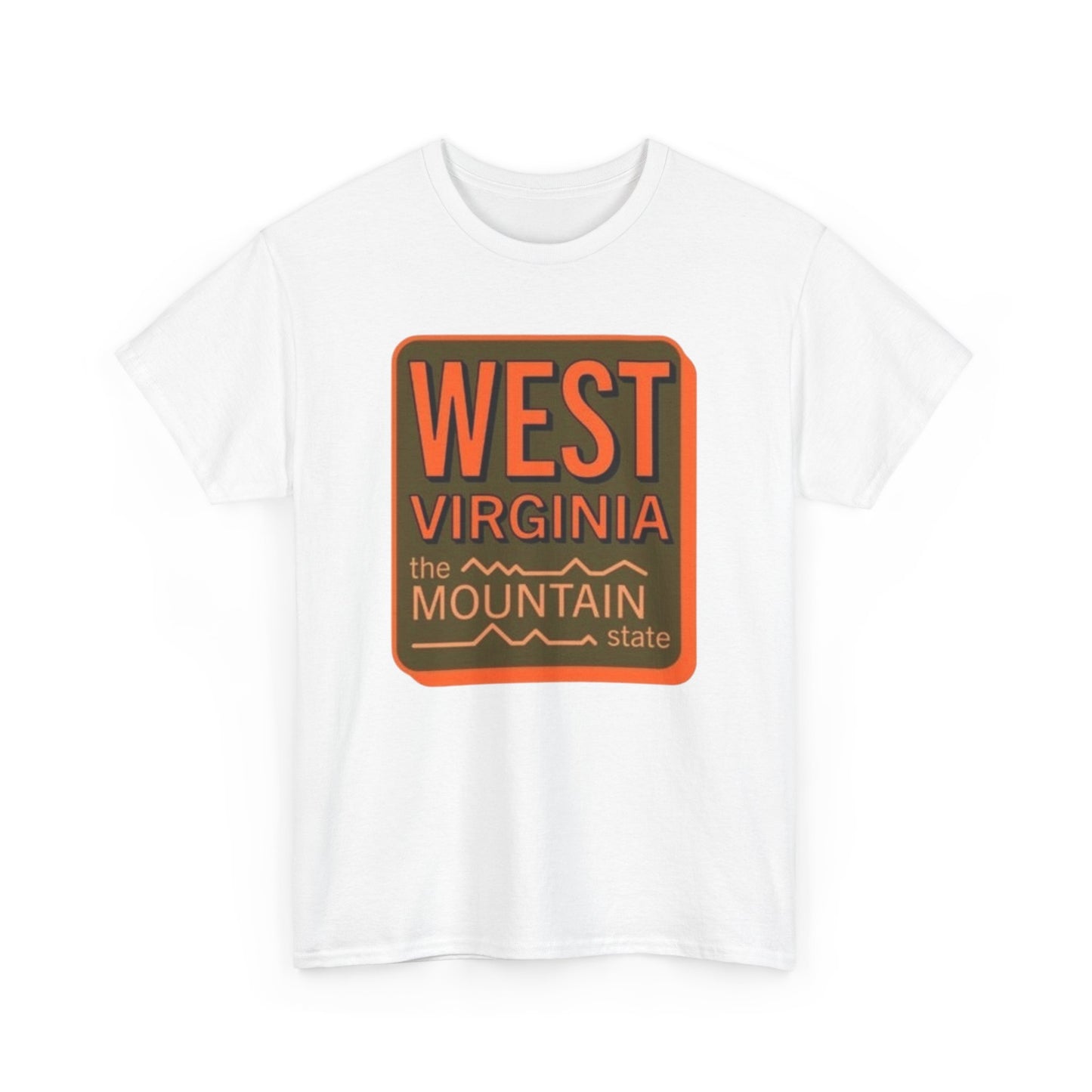 West Virginia Graphic T Shirt ADULT NEW Unisex Heavy Cotton Tee