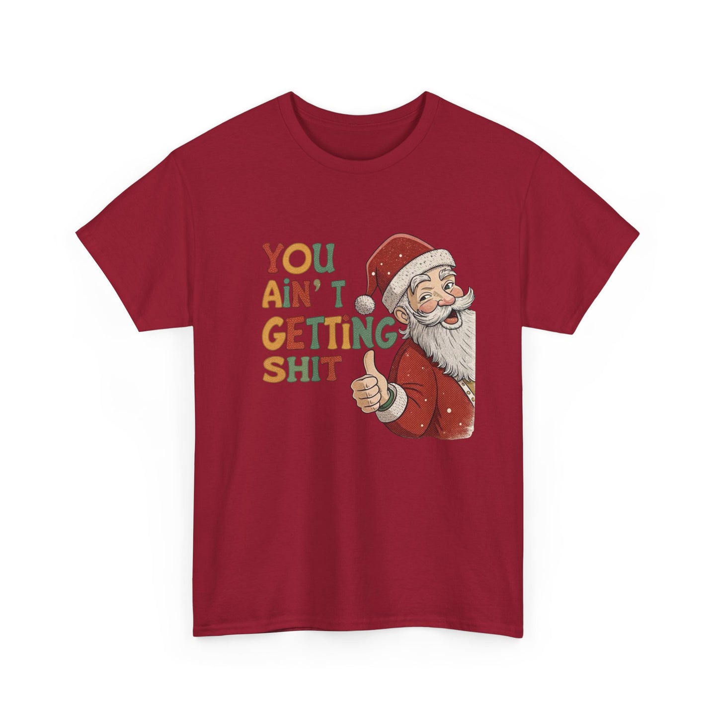 Funny Santa Christmas Graphic T Shirt ADULT NEW
