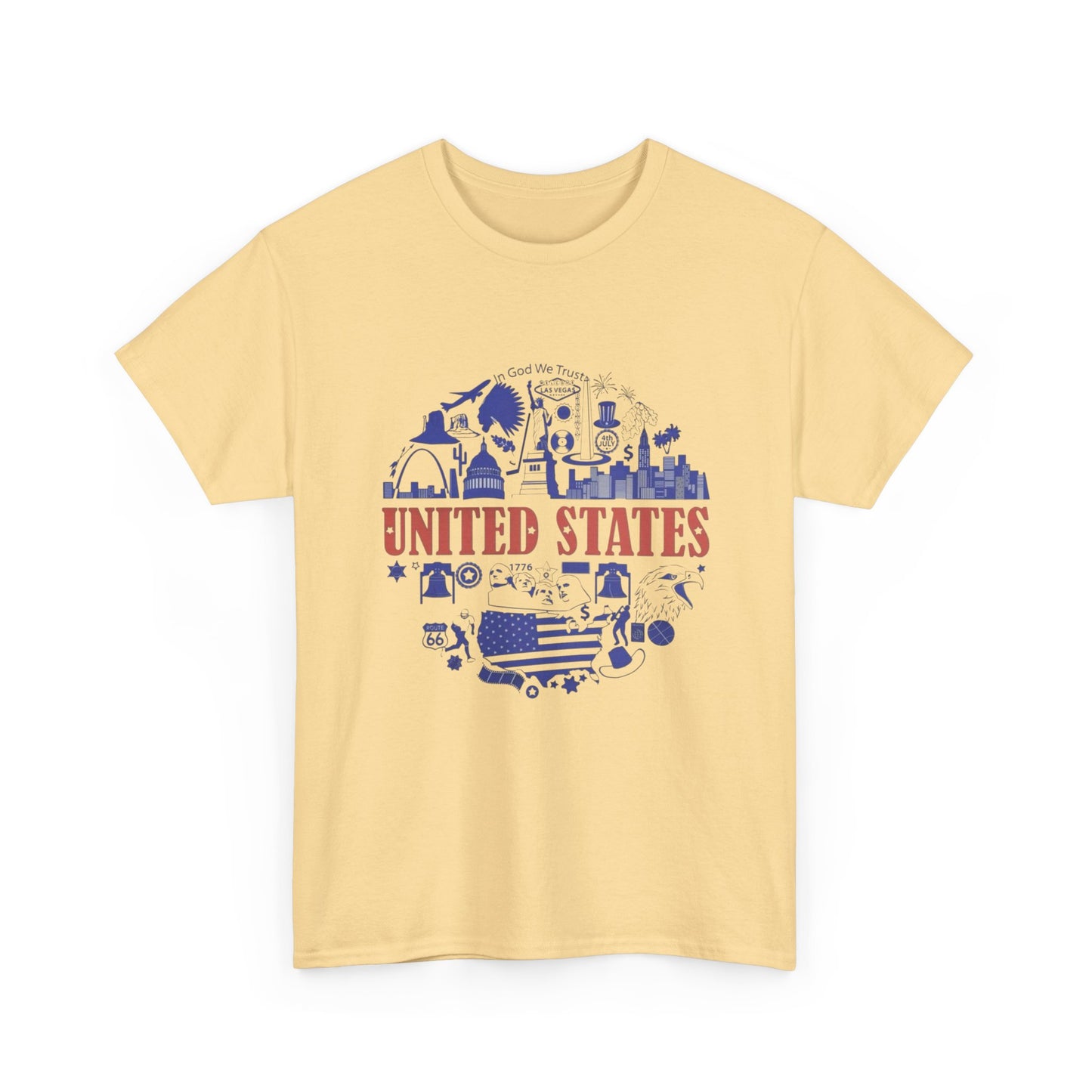 United States In God We Trust Graphic T Shirt NEW Adult Tee