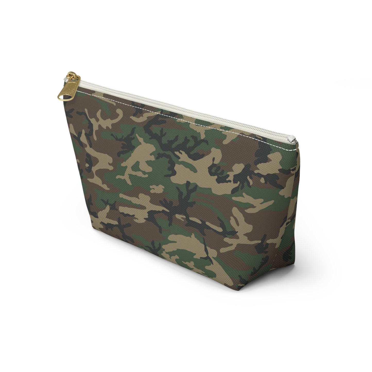 Camo Military Travel Bag Accessory Pouch w T-bottom