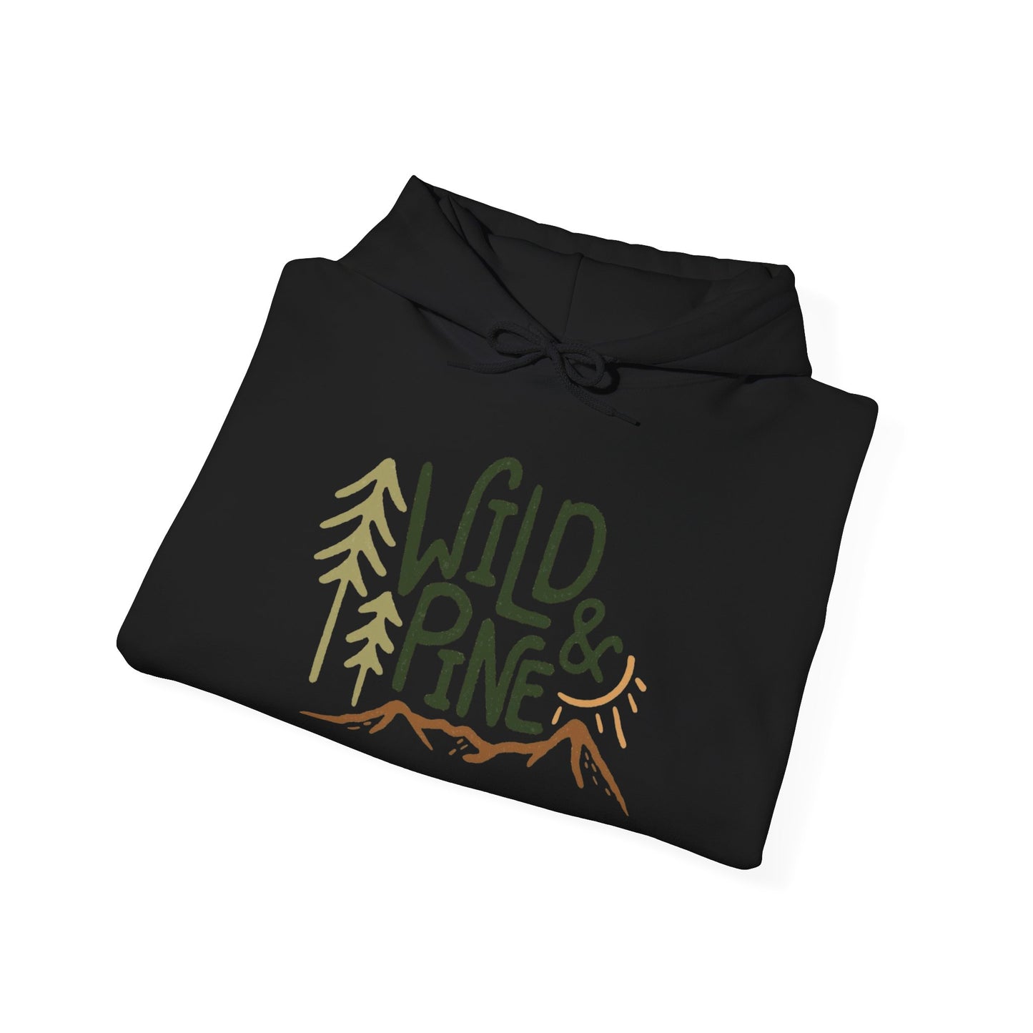 Wild And Pine Outdoors Graphic Hoodie Unisex Heavy Blend™ Hooded Sweatshirt