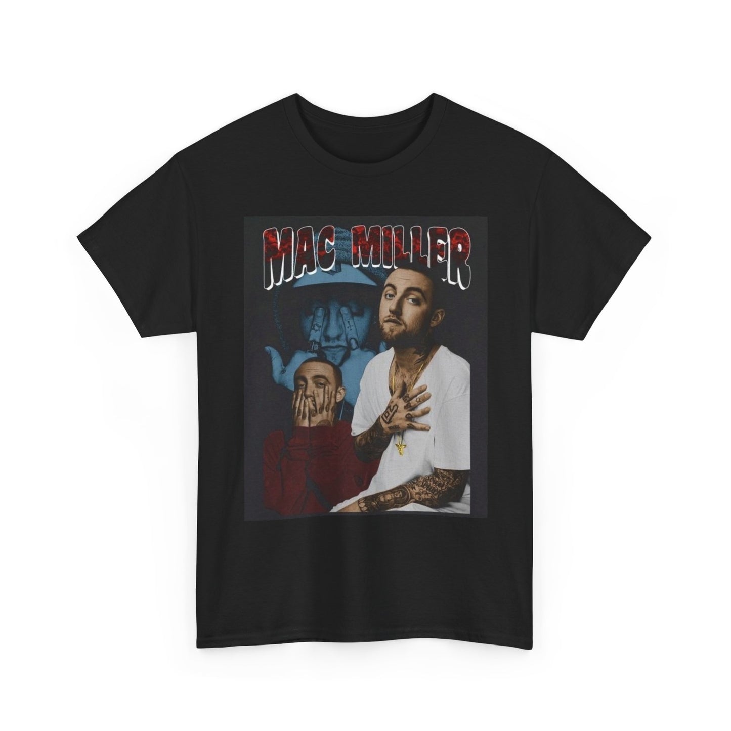 Mac Miller Graphic T Shirt Vintage Hip Hop Rap Unisex Heavy Cotton Tee