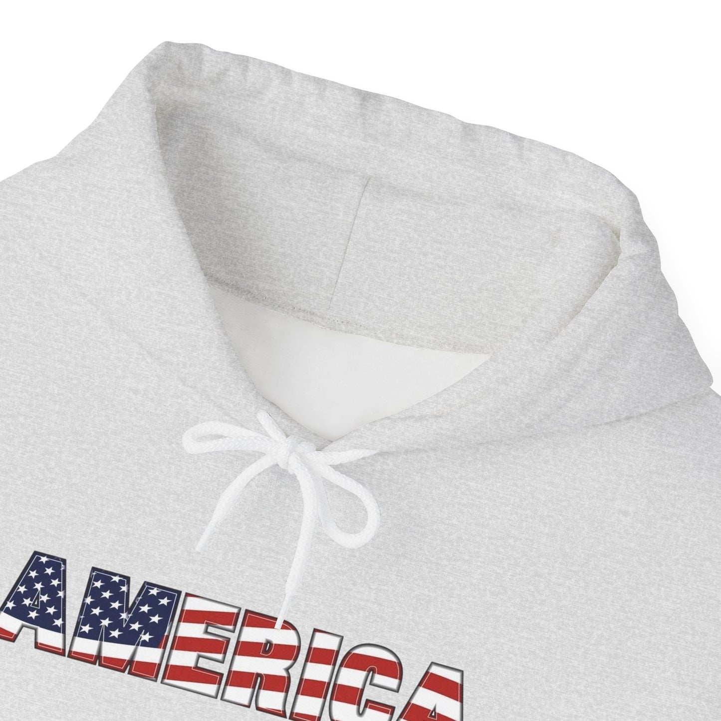 American Flag USA Retro Graphic Hoodie Men's Heavy Blend™ Hooded Sweatshirt