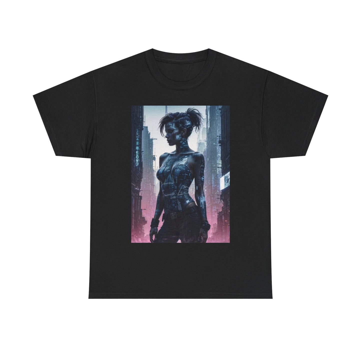 Waifu Anime T-shirt Girl Graphic Cartoon Retro Gaming Unisex Heavy Tee Gamer 16