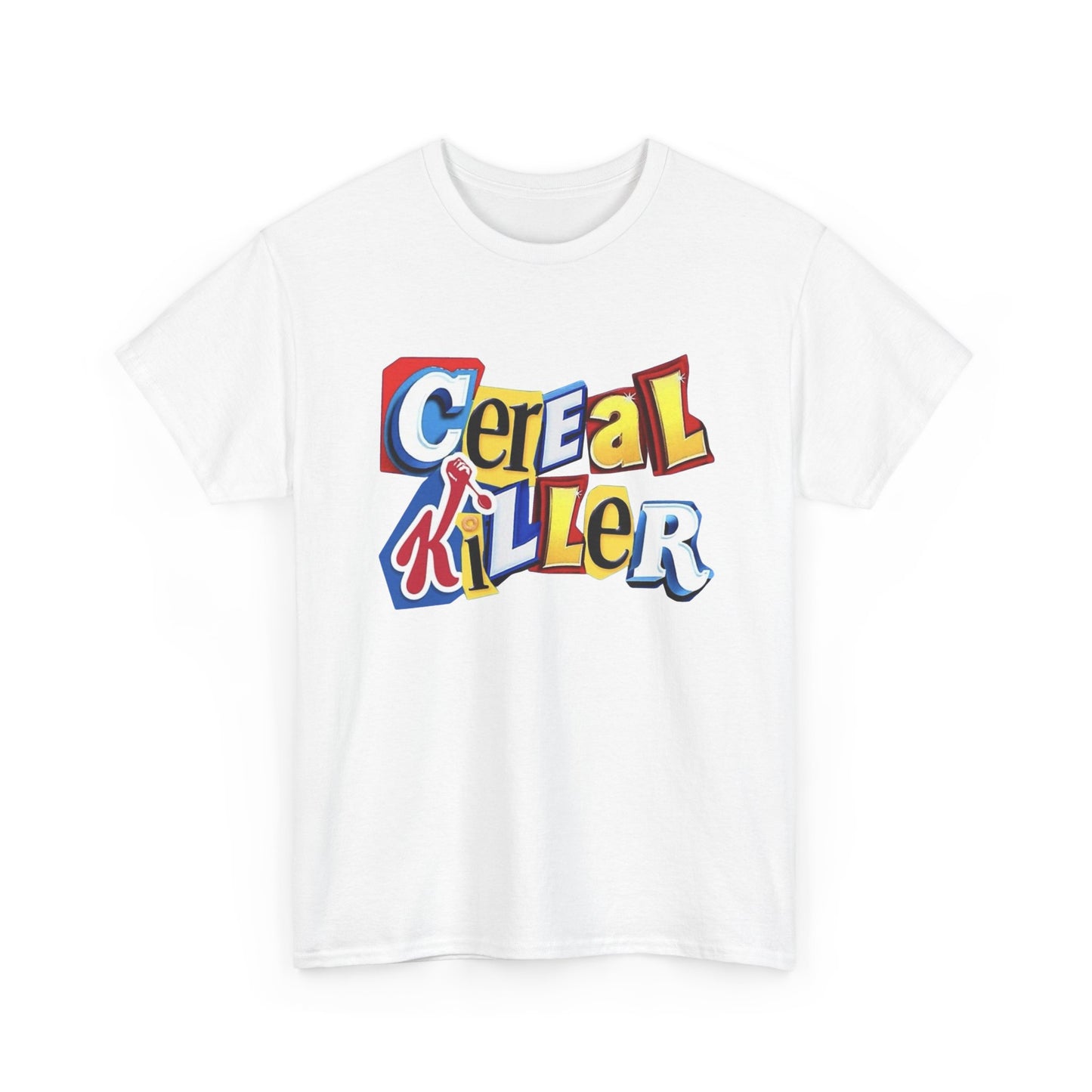 Cereal Killer Funny Graphic T Shirt NEW Adult Regular Sizing Tee