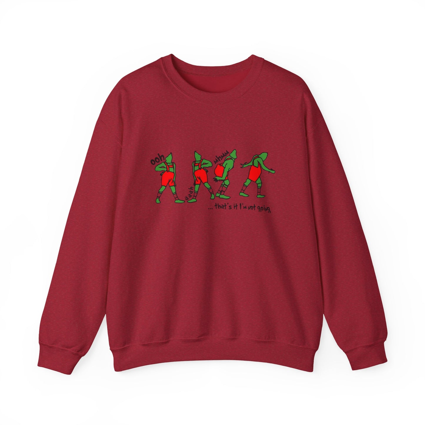 The Grinch Funny Graphic Sweater NEW Unisex Heavy Blend™ Crewneck Sweatshirt