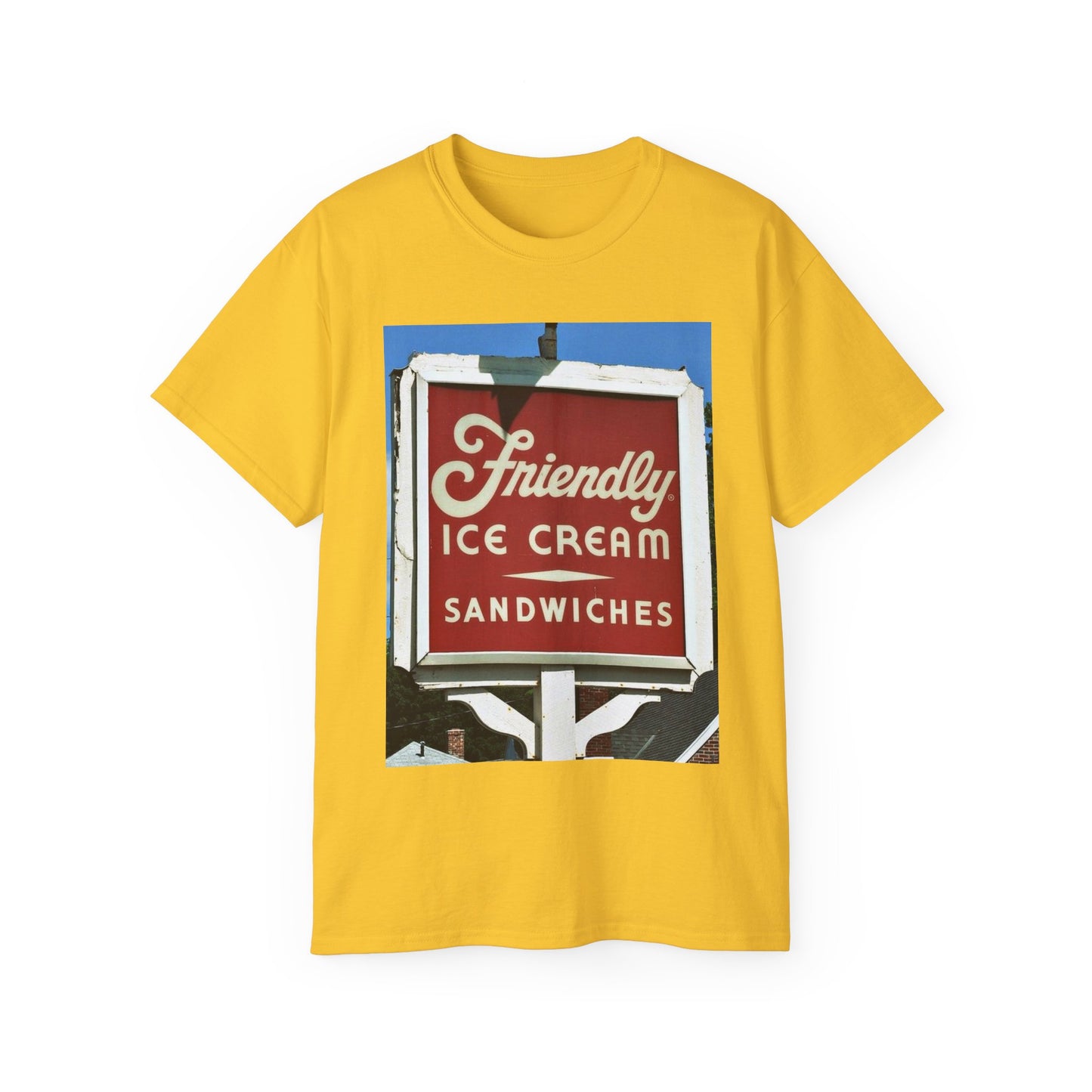 Friendlys ice cream T-shirt vintage New England restaurant chef Ultra Cotton Tee
