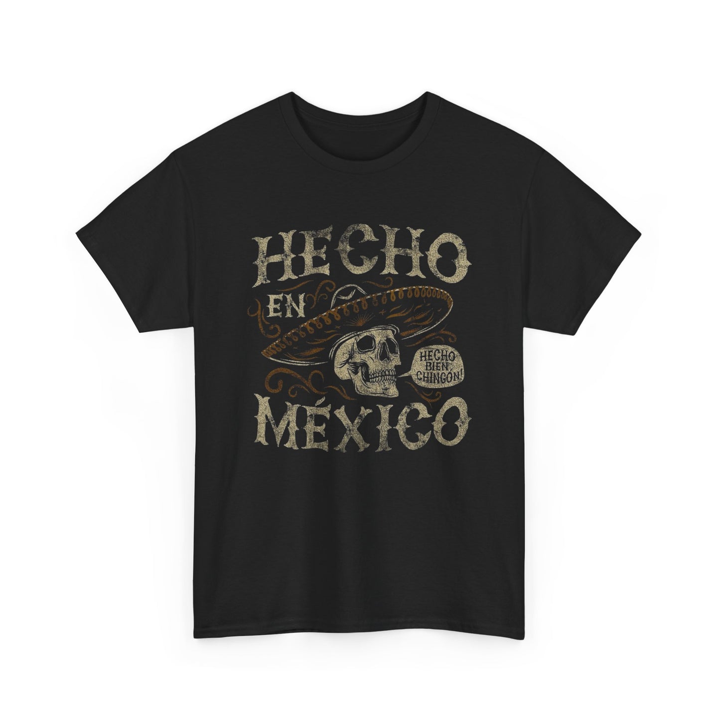 Hecho En Mexico Graphic T Shirt NEW Unisex Heavy Cotton Tee