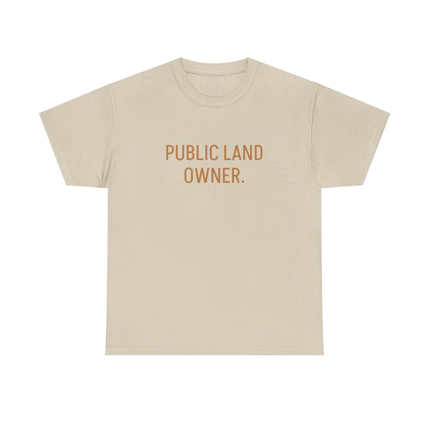 Public Land Owner Joe Rogan Graphic T Shirt S-5XL Unisex Heavy Cotton Tee
