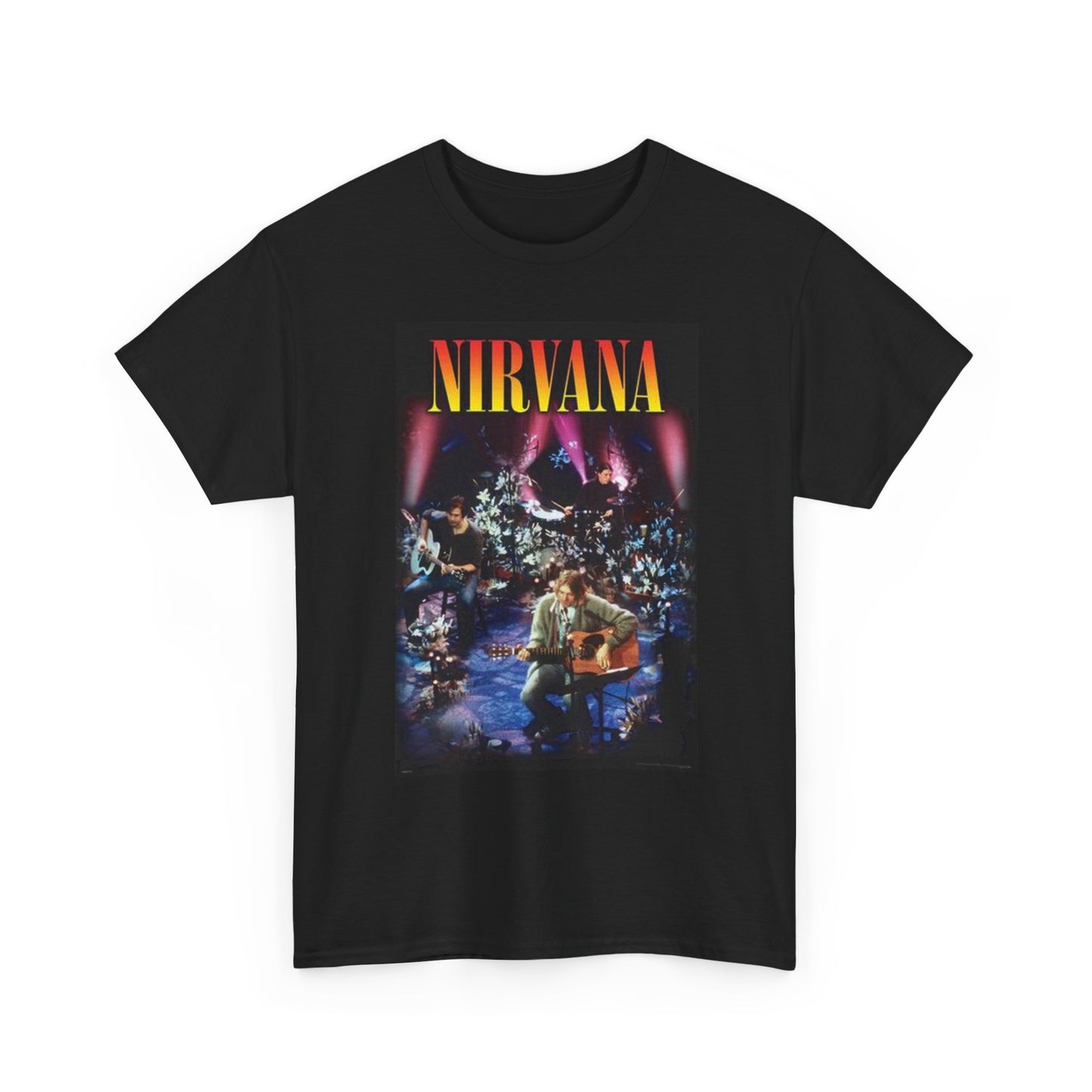 Nirvana Graphic T Shirt Vintage Unisex Heavy Cotton Tee