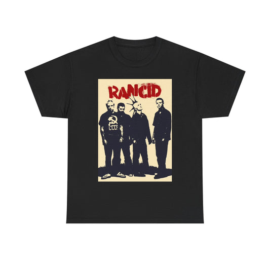 Rancid T-shirt vintage punk rock hardcore retro Unisex Heavy Cotton Tee