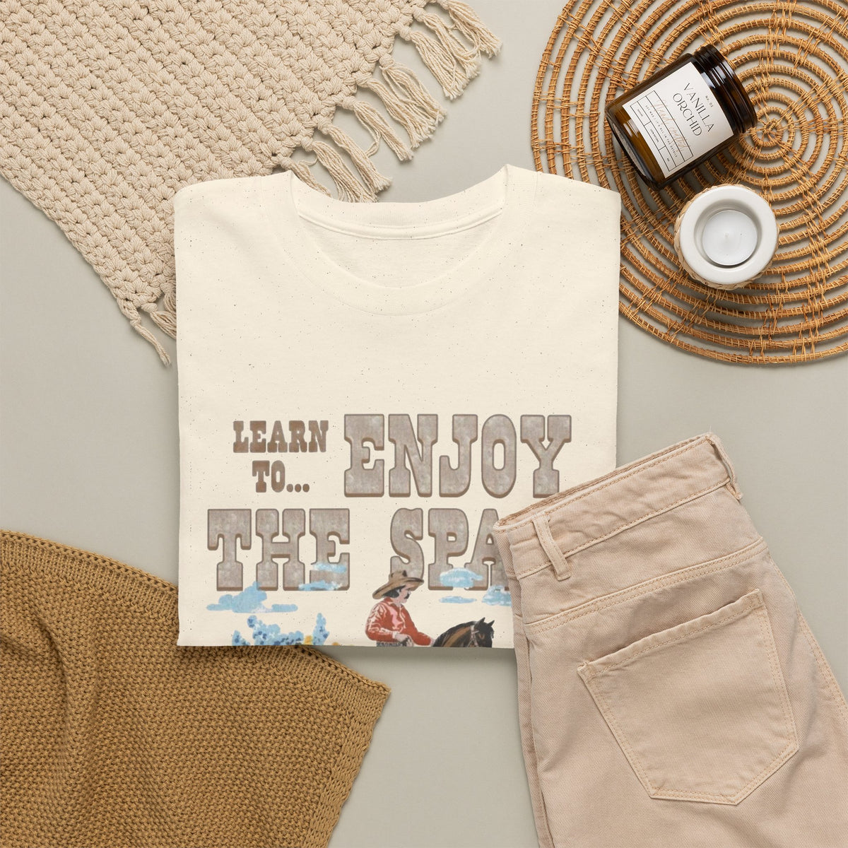 Horse Riding Floral Quote T-Shirt | Equestrian Graphic Tee Men's Graphic Tee