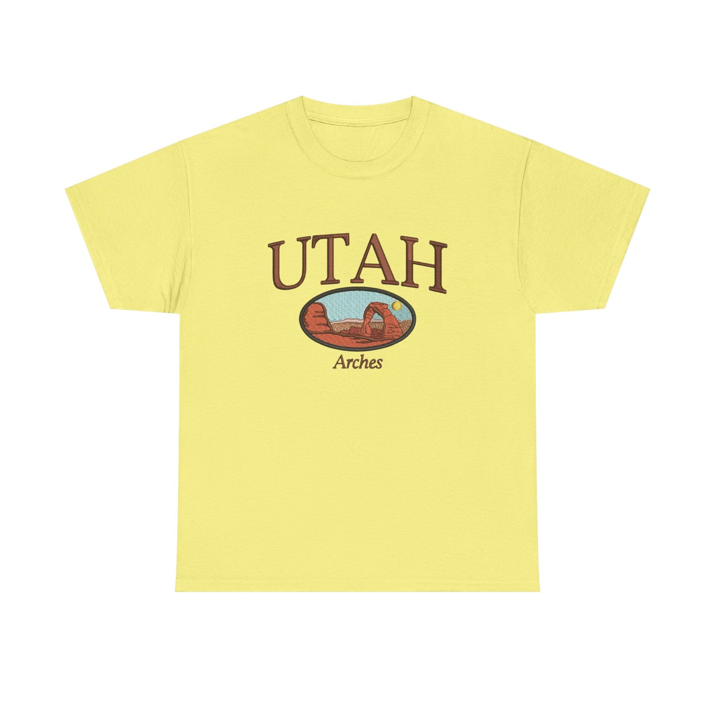 Utah Arches Graphic T Shirt NEW Unisex Heavy Cotton Tee