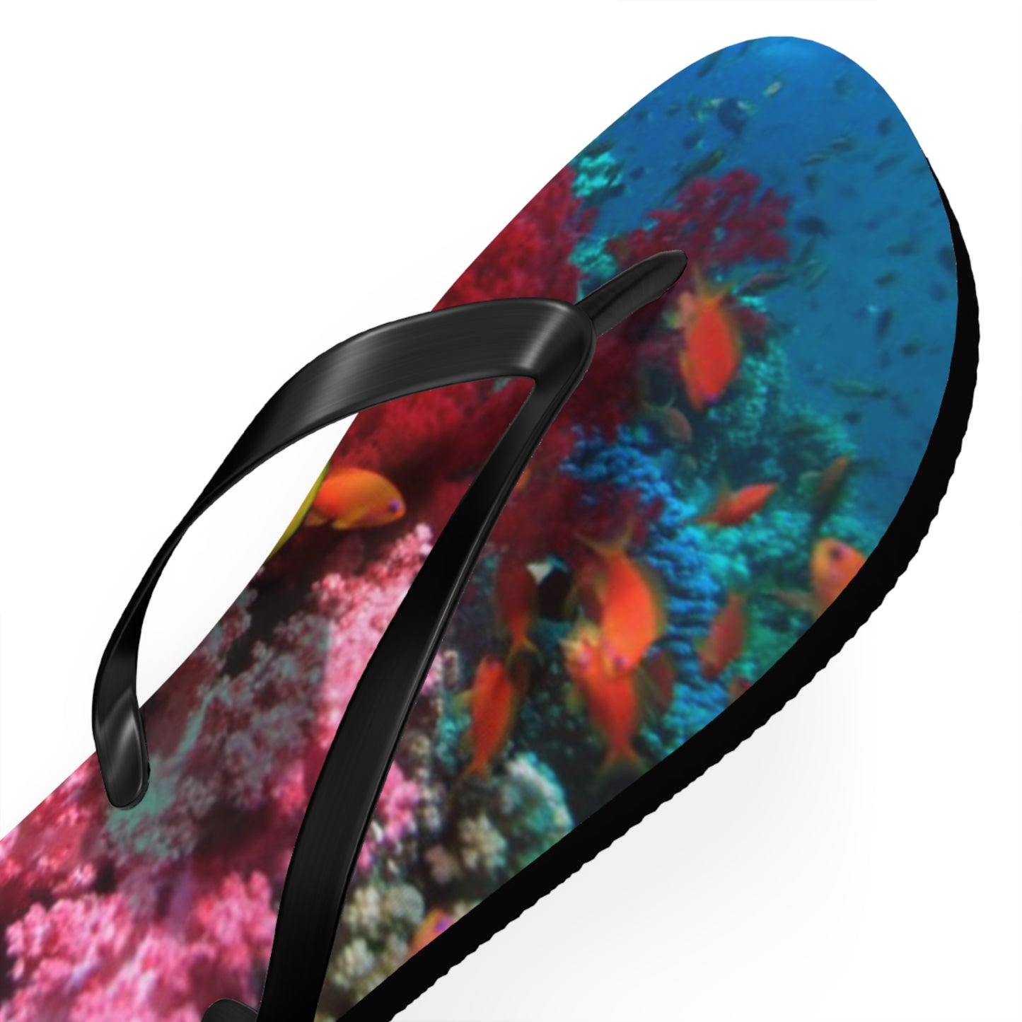 Tropical Fish Summer Sandals, Beach Shoes, Vacation Flip Flops, Pool Slides