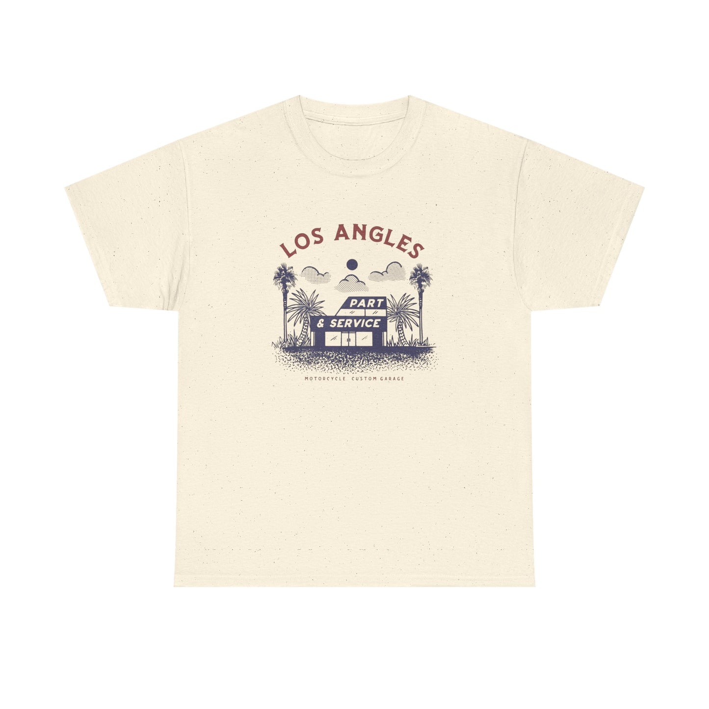 Los Angeles Motorcycle Shop Graphic T Shirt ADULT NEW