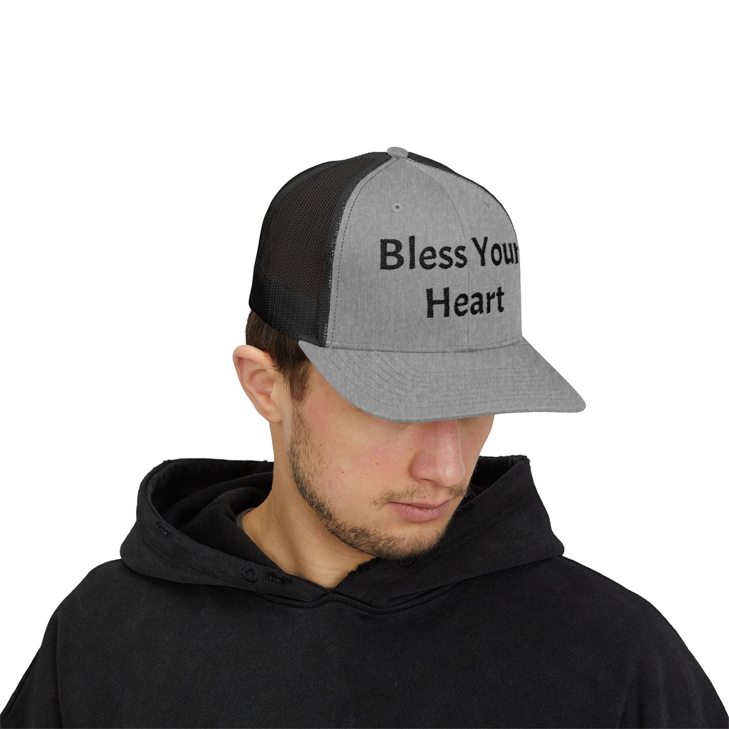 Bless Your Heart Hat Southern Charm Funny Snapback Trucker Cap