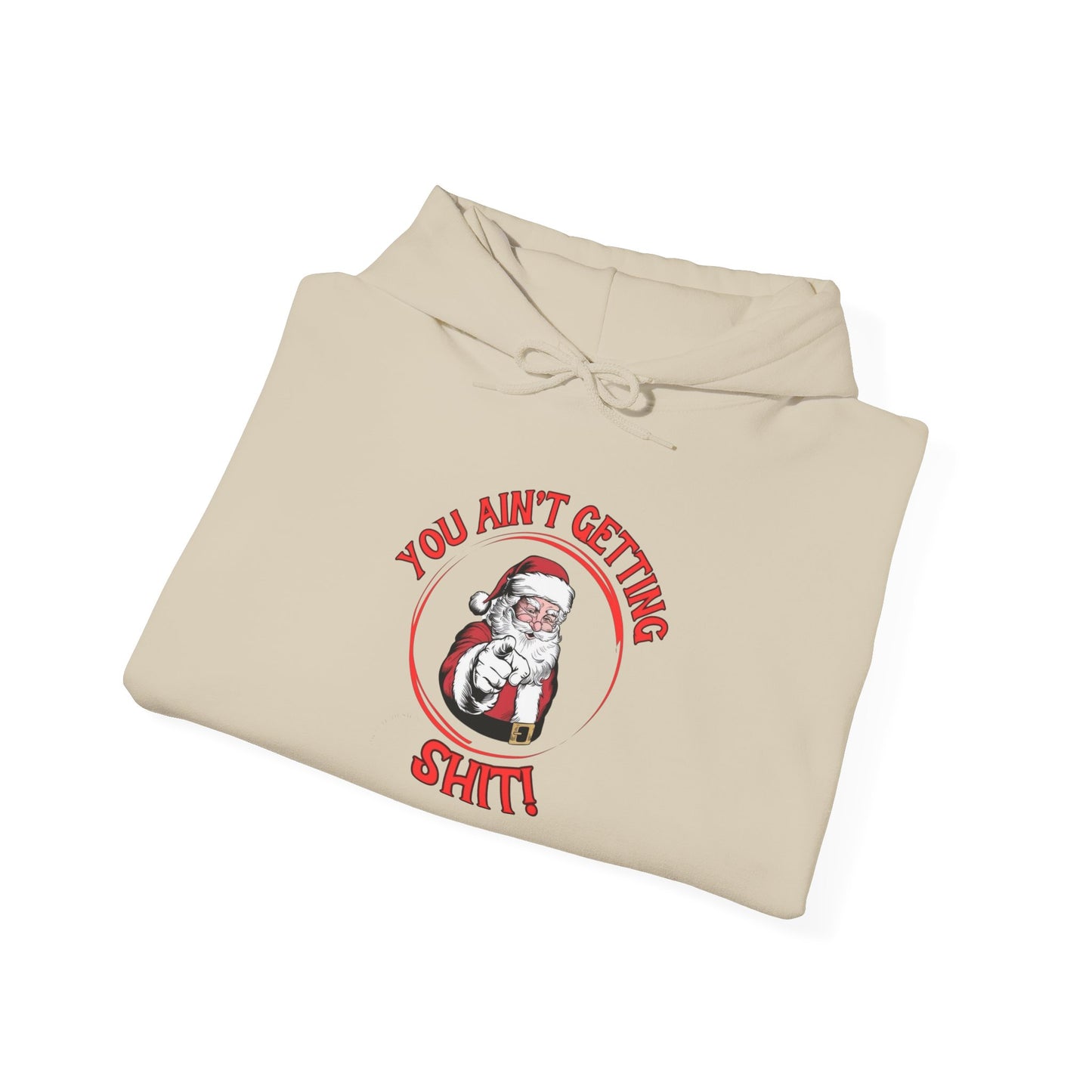 Funny Santa Jokes Humor Graphic Hoodie Unisex Heavy Blend™ Hooded Sweatshirt