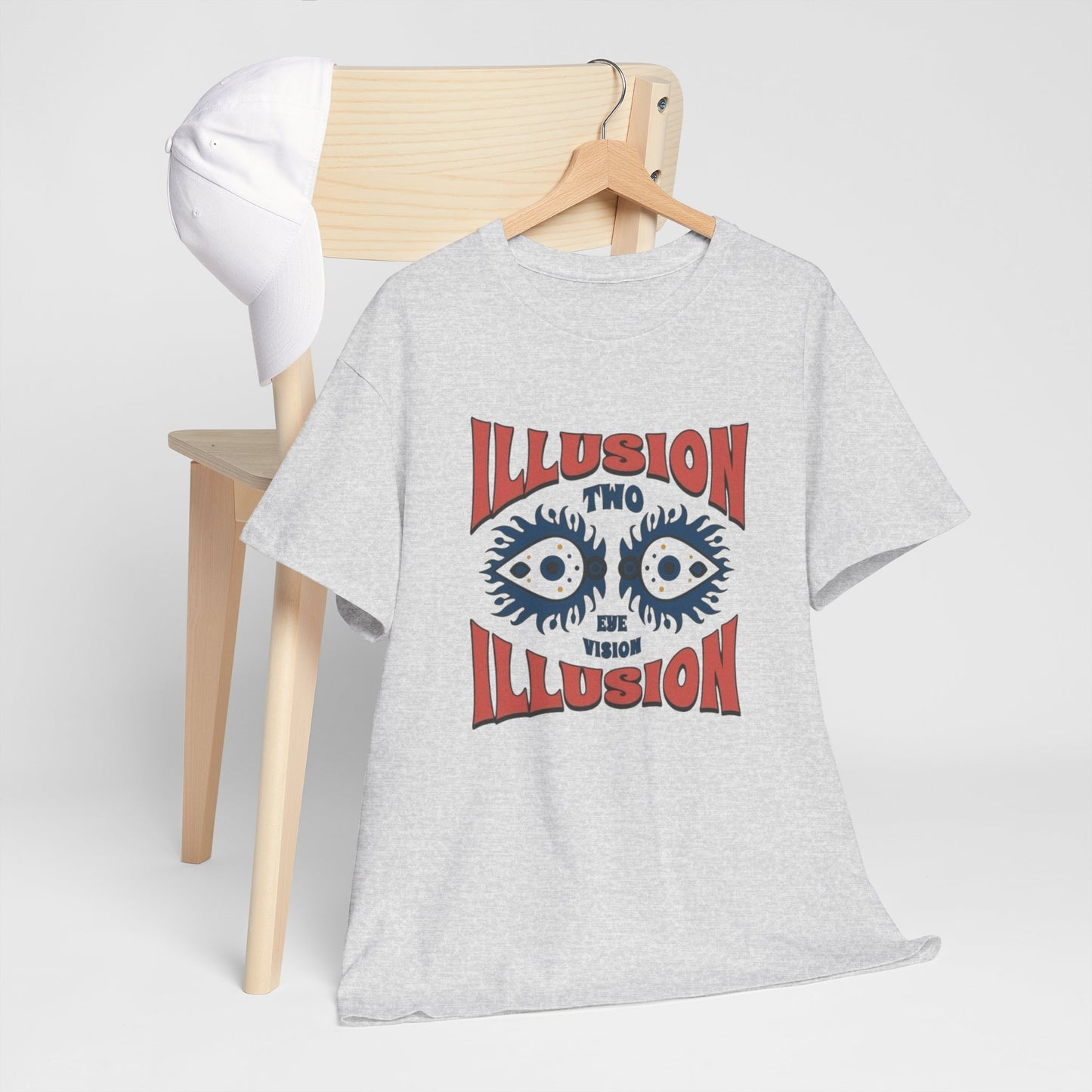 Illusion Two Illusion Graphic T Shirt NEW ADULT Vintage