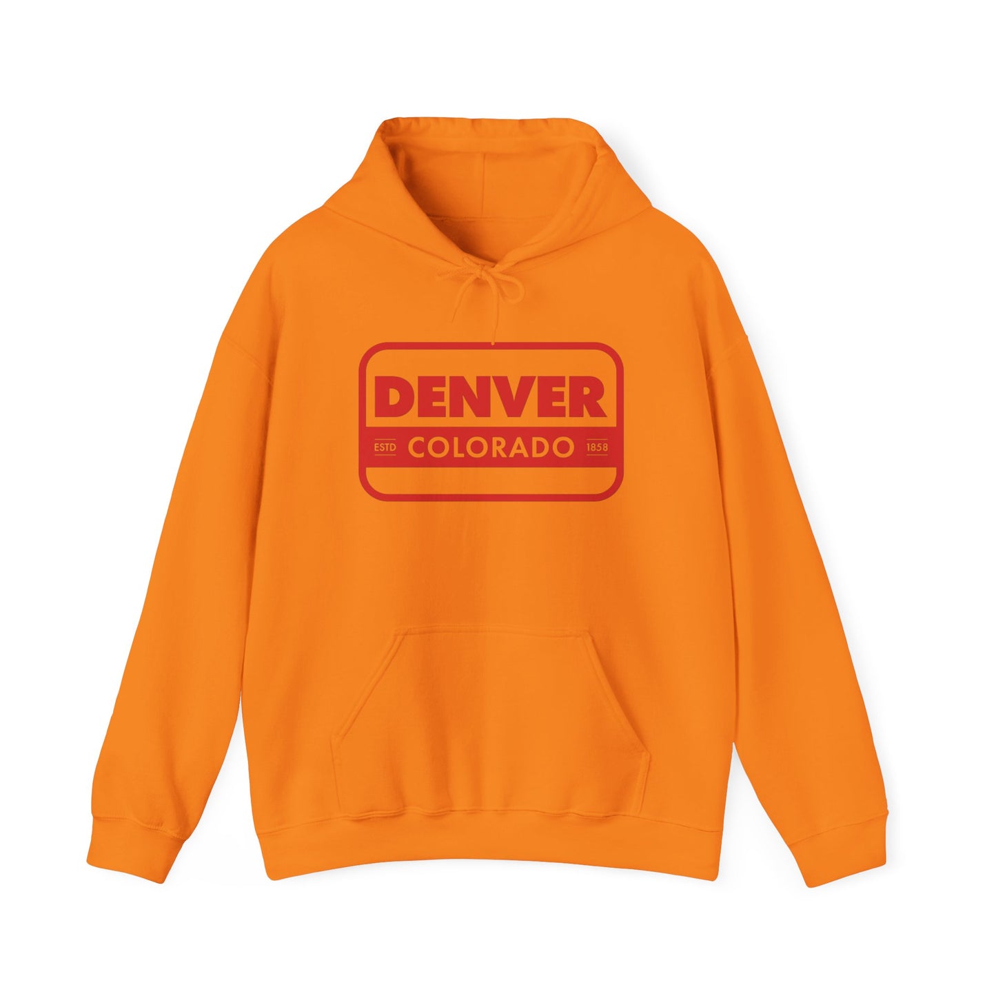 Denver Colorado Graphic Hoodie Unisex Heavy Blend™ Hooded Sweatshirt