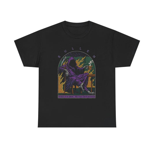 Sullen Grim Reaper Graphic T Shirt Unisex Heavy Cotton NEW Tee