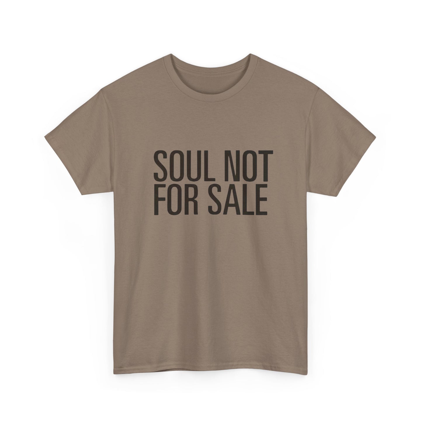 Soul Not For Sale Graphic T Shirt Heavy Cotton Tee NEW Gift