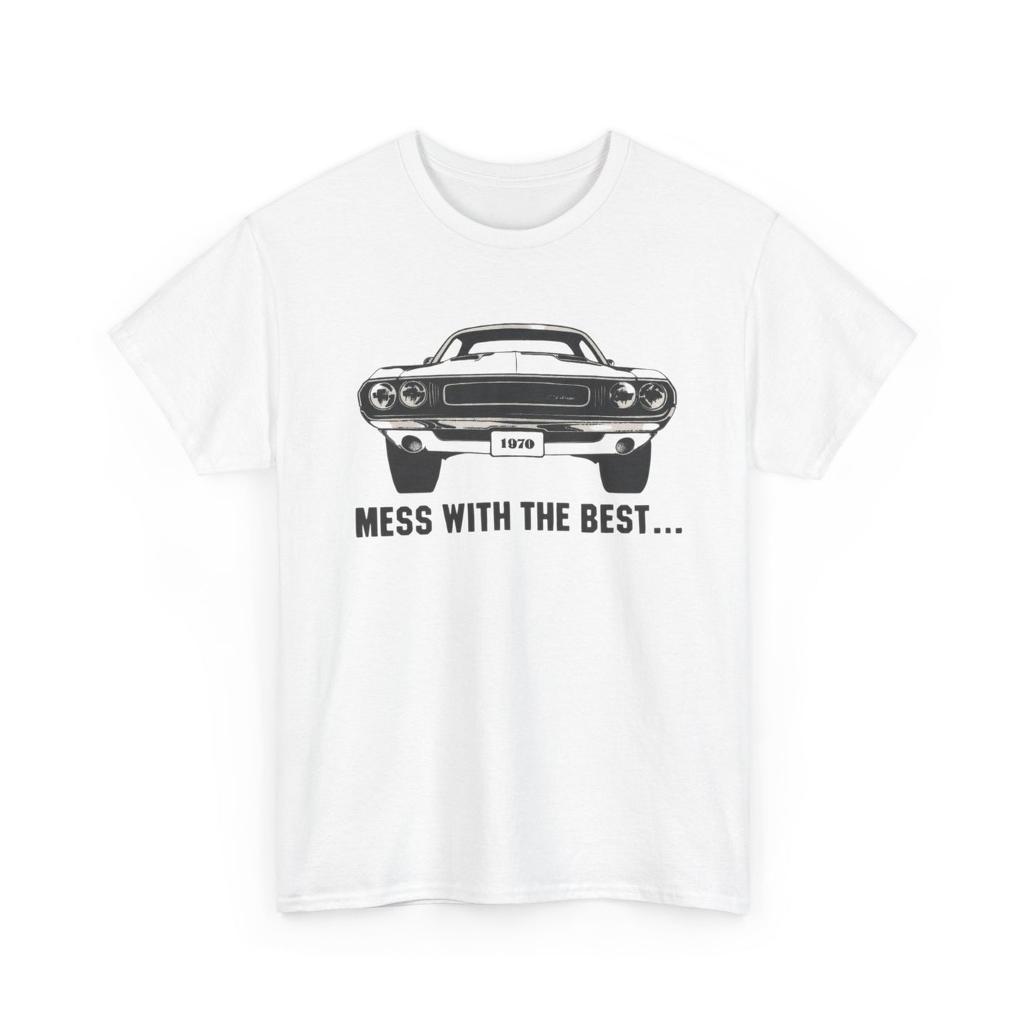 Challenger Mess With The Best Graphic T Shirt ADULT NEW VINTAGE TEE