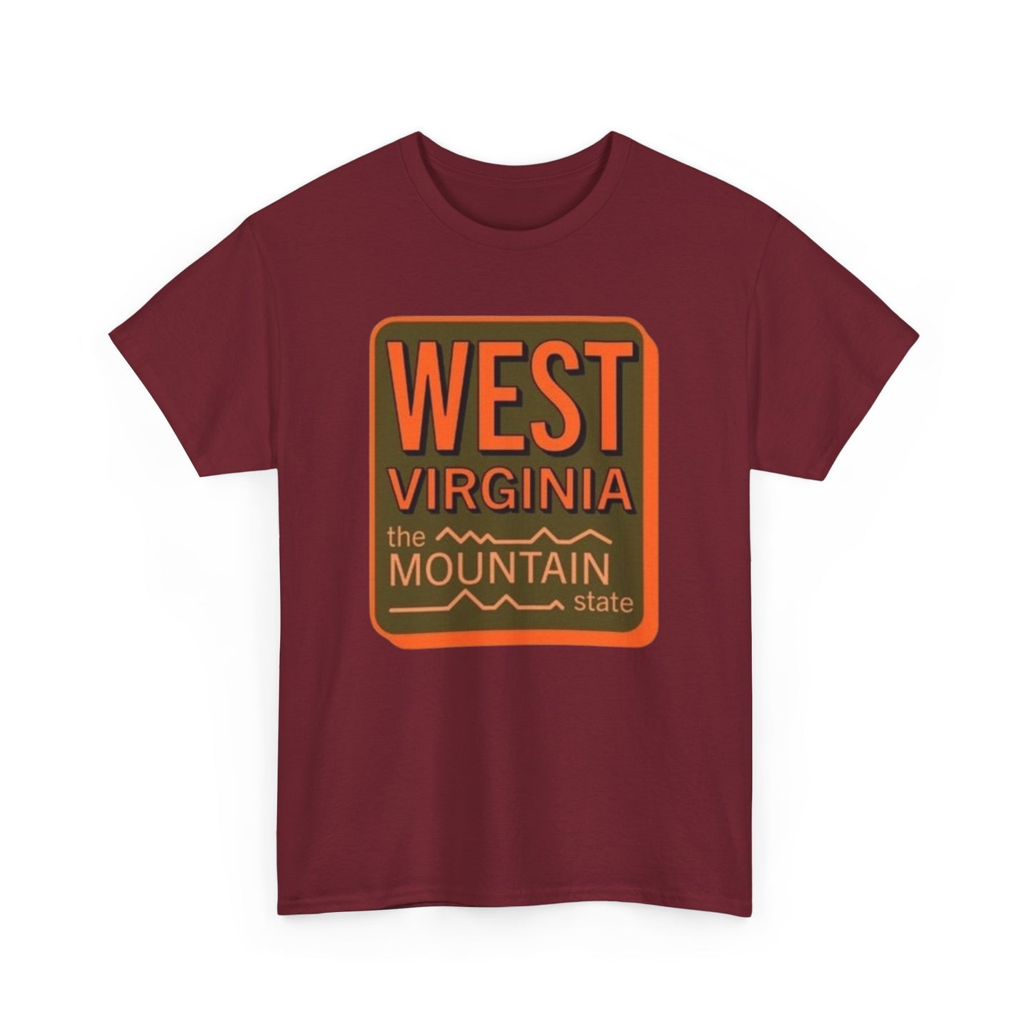 West Virginia Graphic T Shirt ADULT NEW Unisex Heavy Cotton Tee