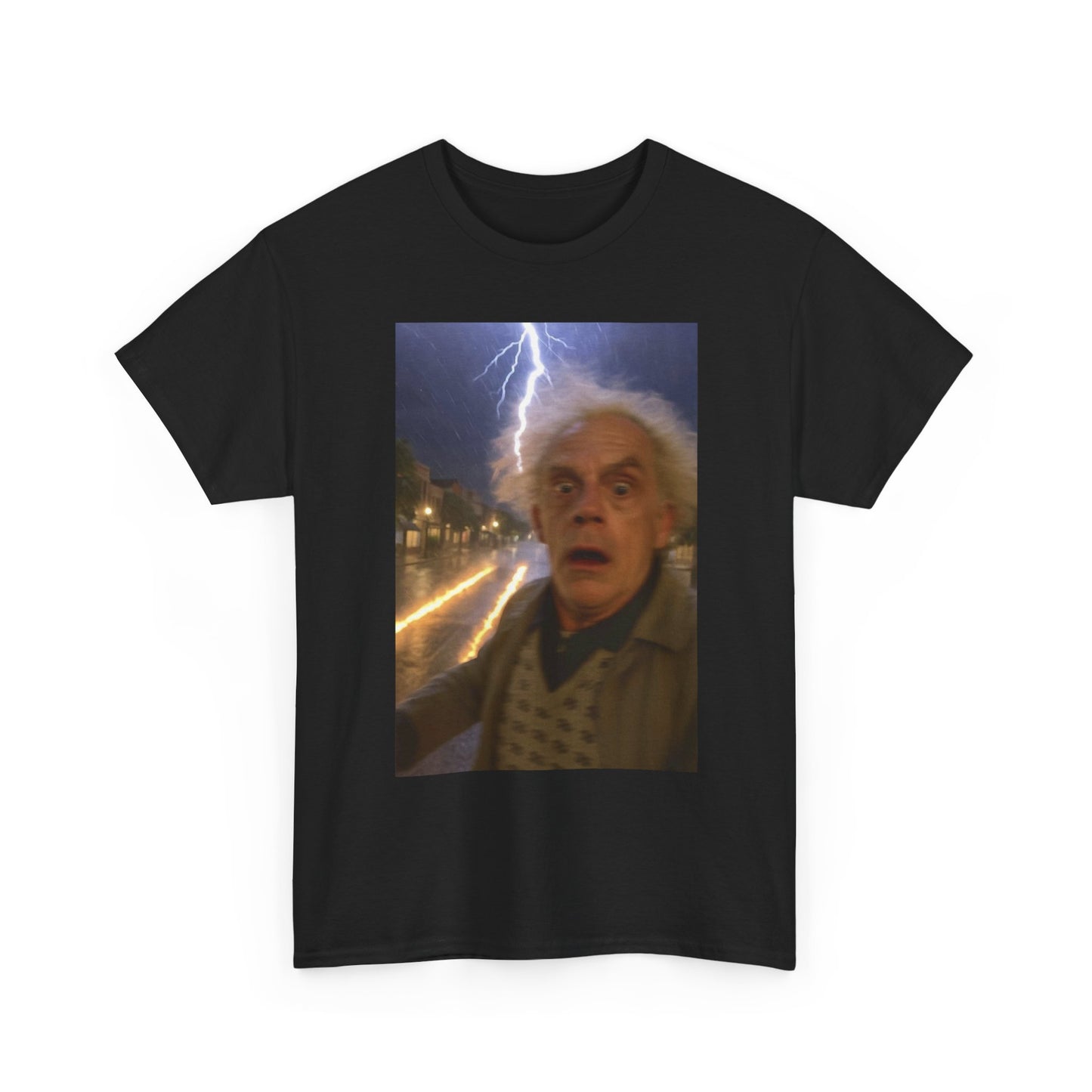 Back To The Future Funny Graphic T Shirt Jokes Unisex Heavy Cotton Tee