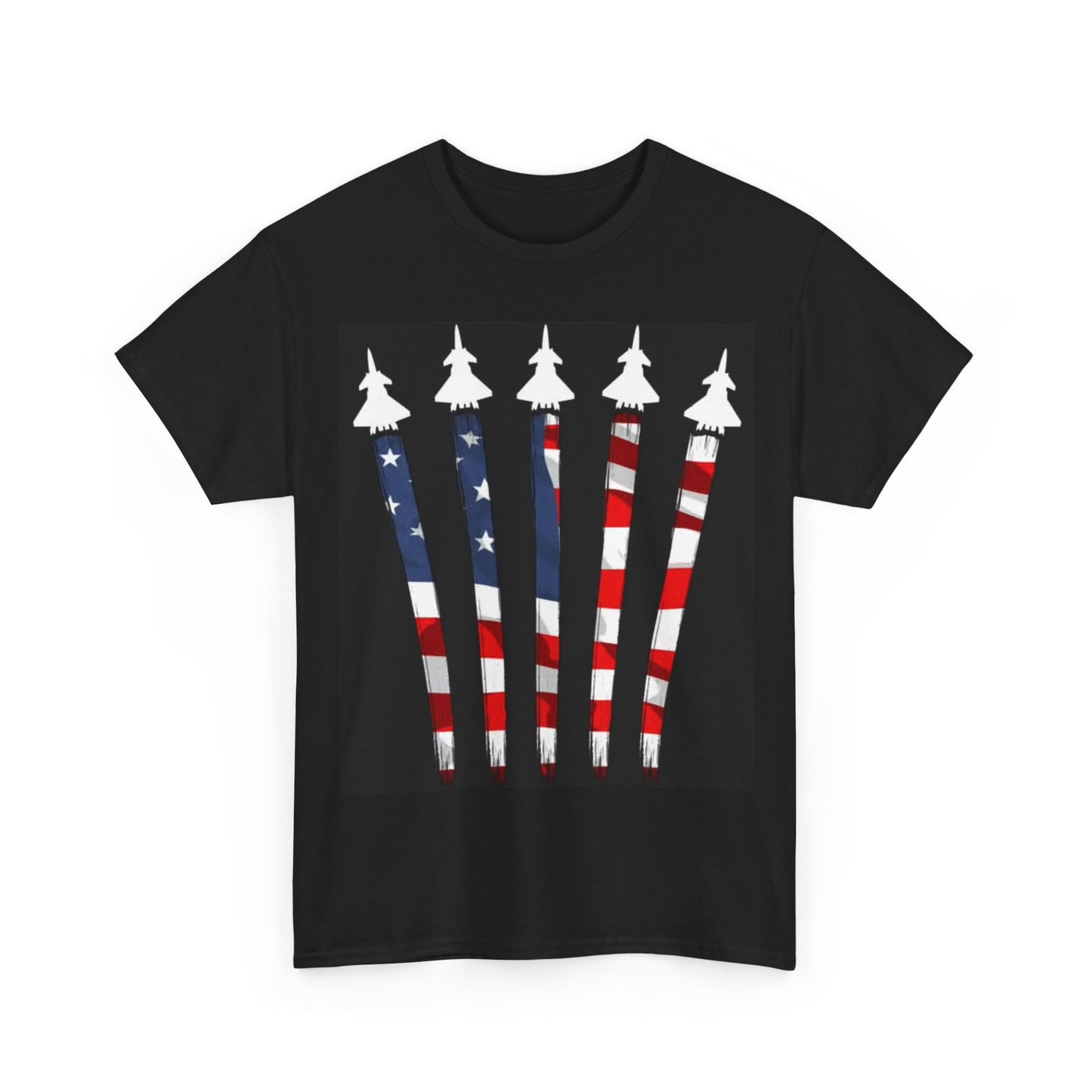Blue Angles Tshirt American Flag USA July 4th Raptor Air Force Unisex Rockets