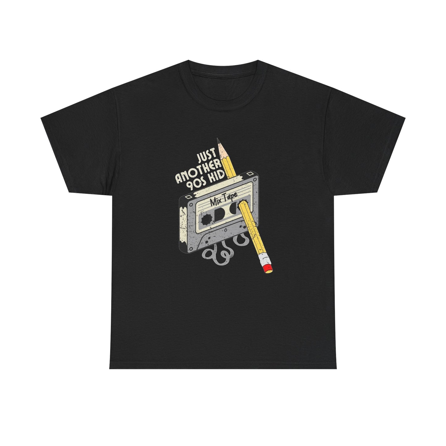 Just Another 90's Kid Graphic T Shirt NEW Vintage Unisex Heavy Cotton Tee