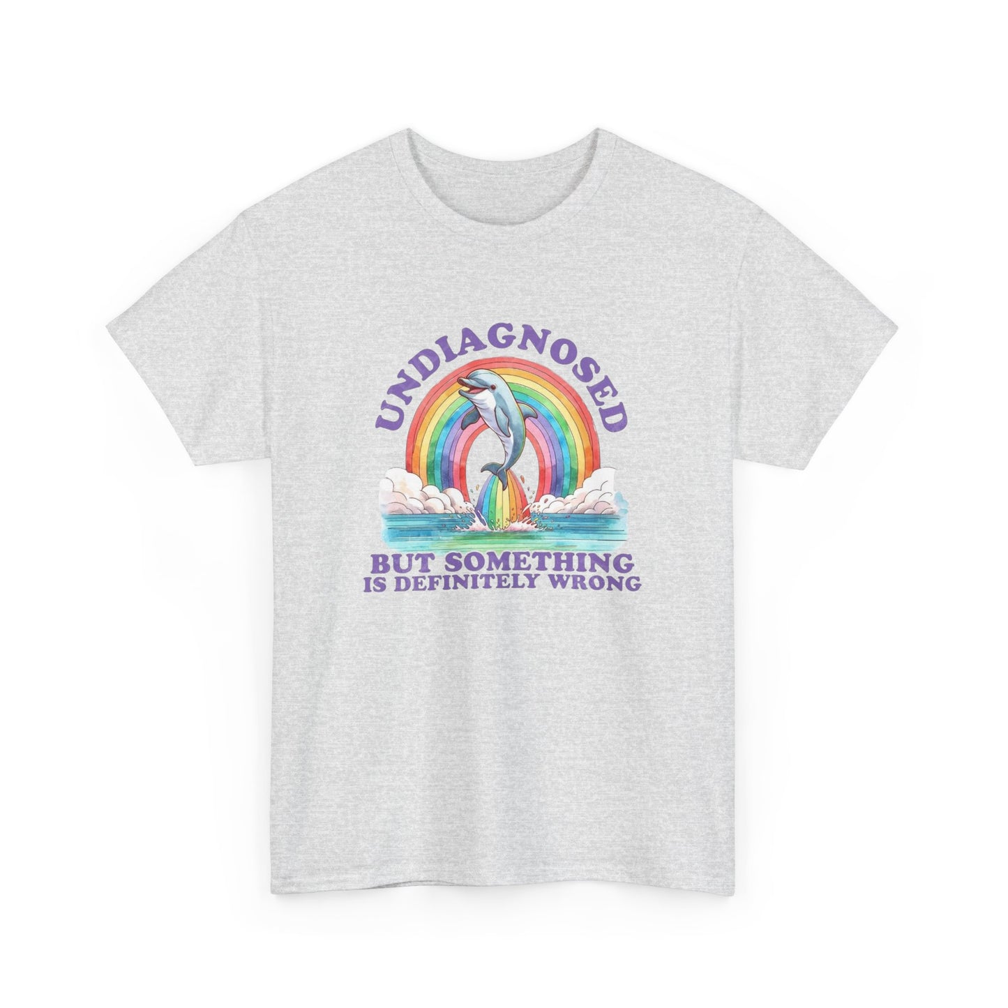 Undiagnosed But Something's Wrong Graphic T Shirt Unisex Heavy Cotton Gift New