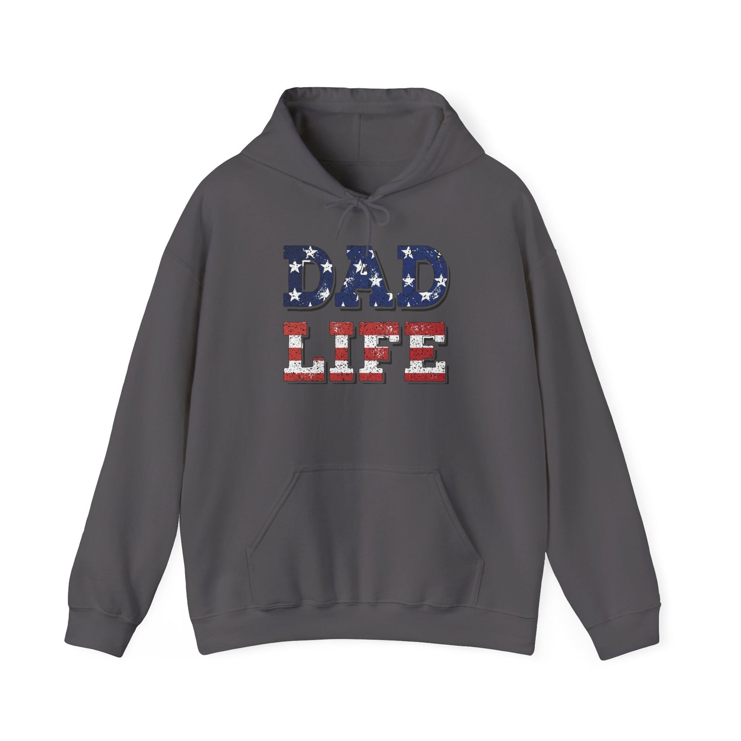 Dad Life USA Graphic Hoodie Men's Heavy Blend™ Hooded Sweatshirt