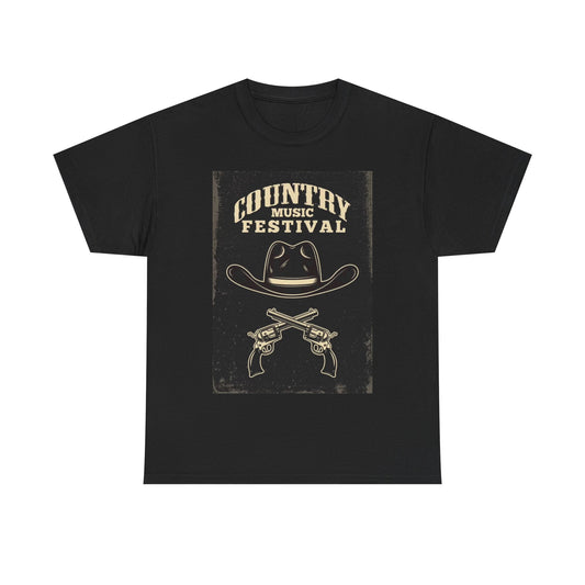 Country Fest Tshirt Texas Cowboys Unisex Heavy Cotton Tee Combs Nashville retro