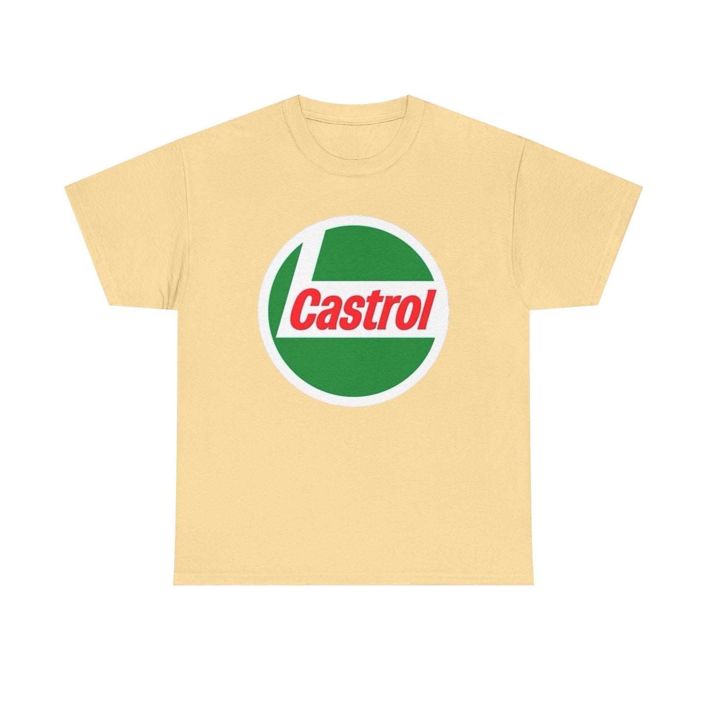 Castrol Oil Retro Graphic T Shirt Unisex Heavy Cotton Tee NEW