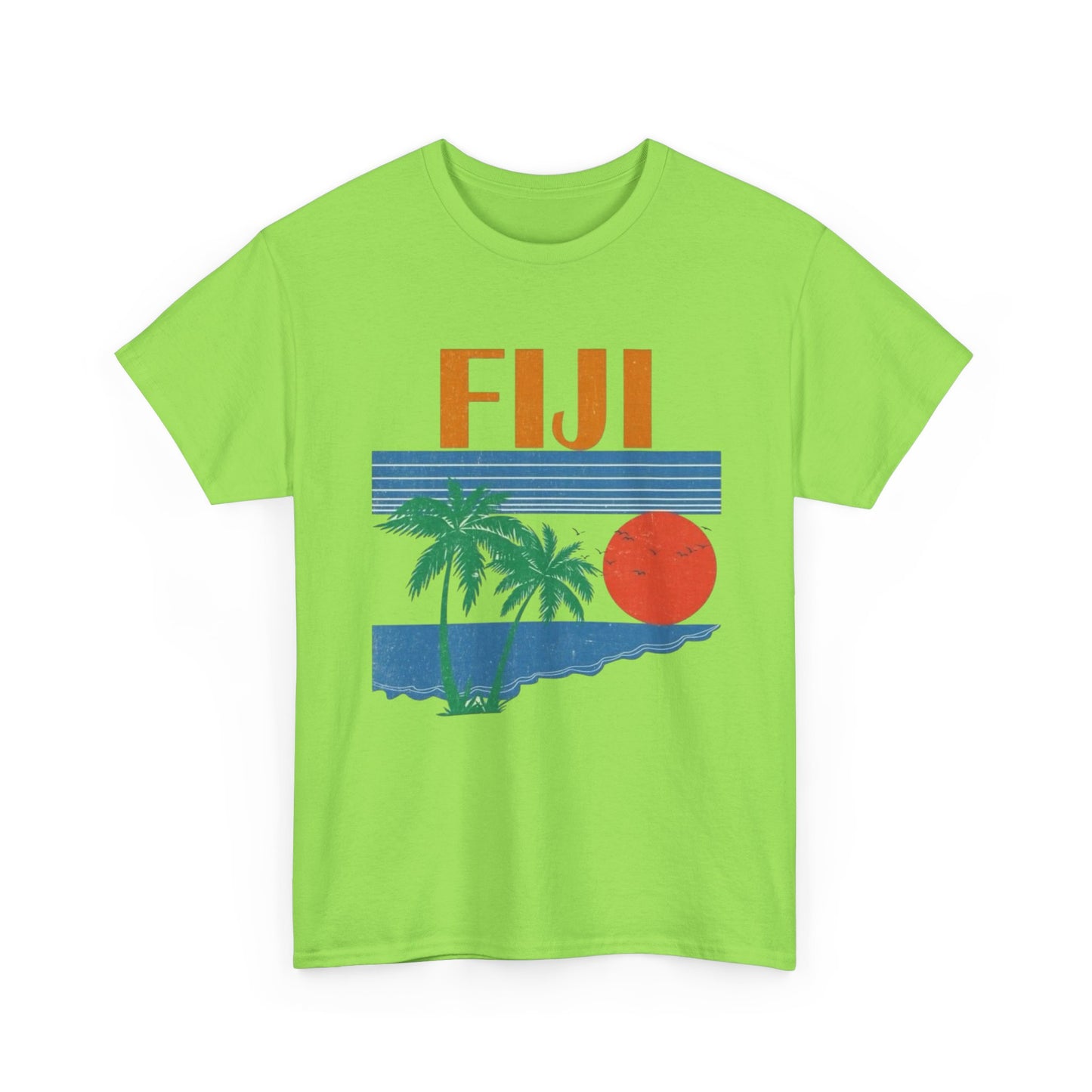 Fiji Vintage Graphic T Shirt NEW Adult Unisex Heavy Cotton Tee