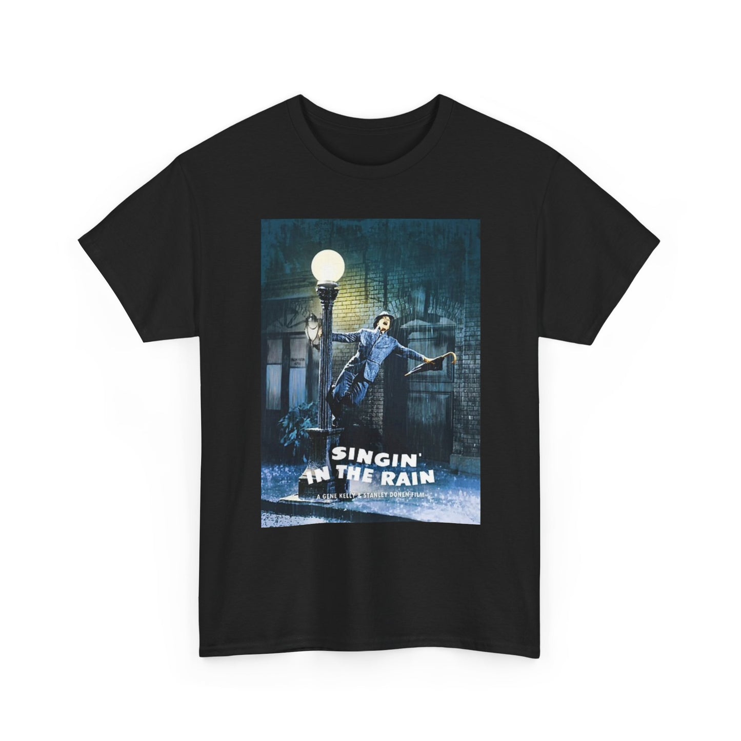 Singing In The Rain Graphic T Shirt Vintage Unisex Heavy Cotton Tee