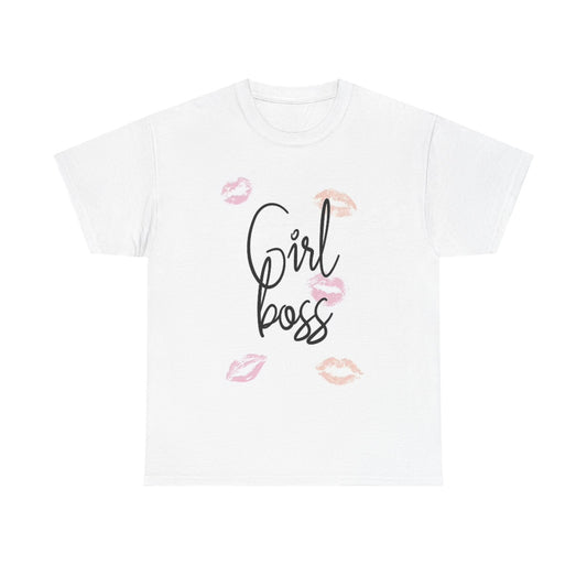 Girl Boss Graphic T Shirt BRAND NEW Unisex Heavy Cotton Tee