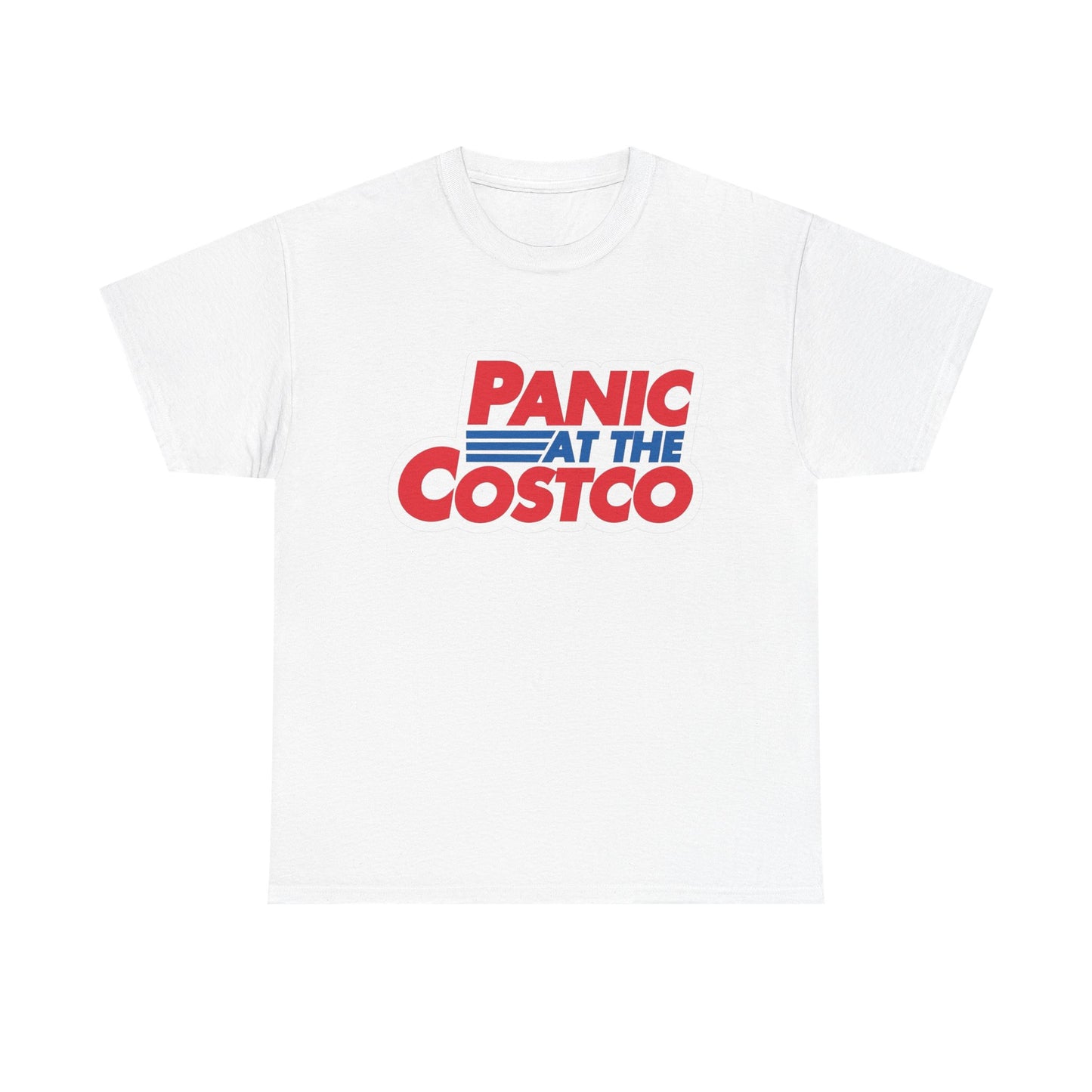 Panic At The Costco Funny Graphic T Shirt Adult NEW