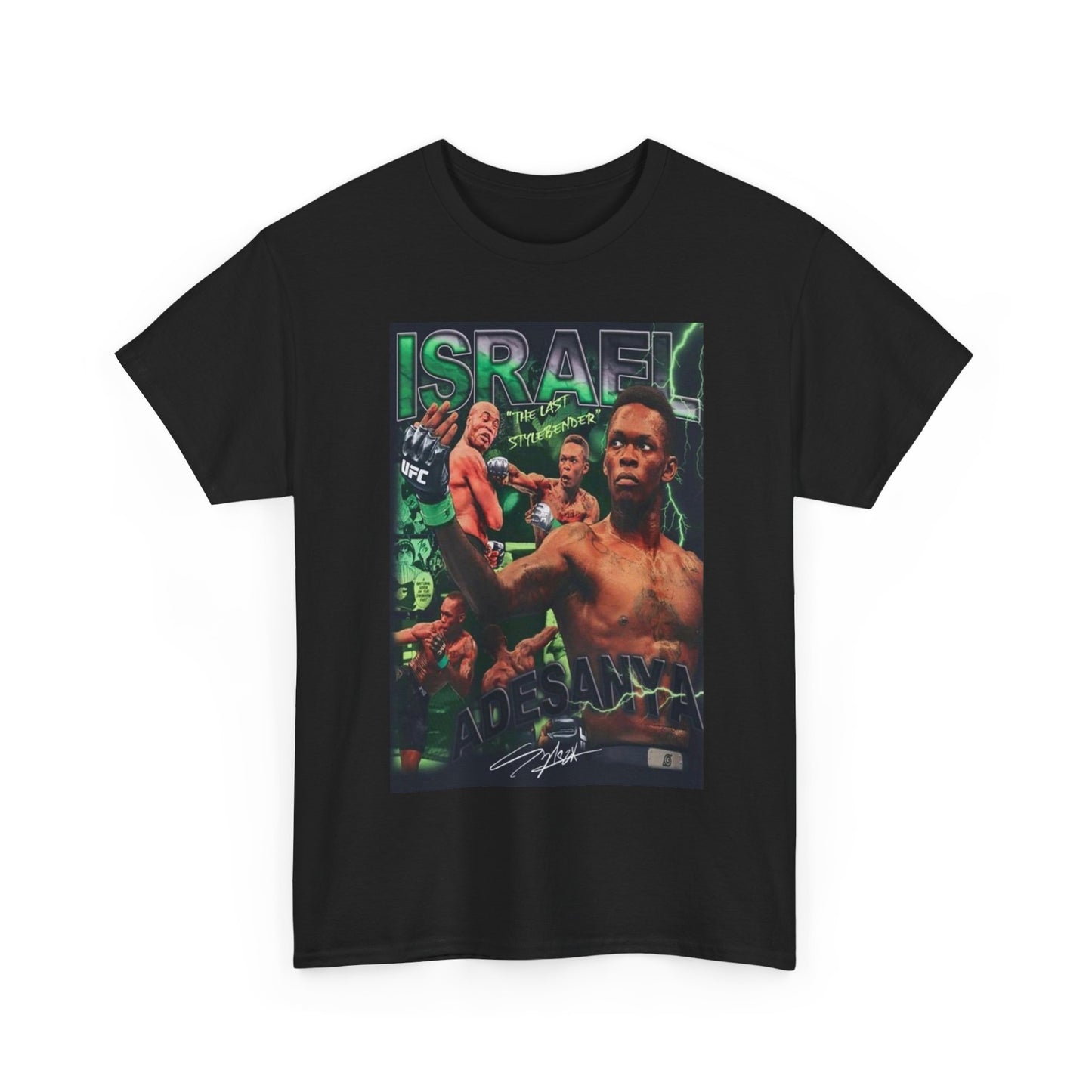 Israel Adesanya Tshirt Poster MMA UFC Merch Champ Graphic Unisex Heavy Cotton