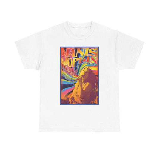 Janis Joplin Woodstock T Shirt BRAND NEW Apparel Unisex Graphic Tee USA