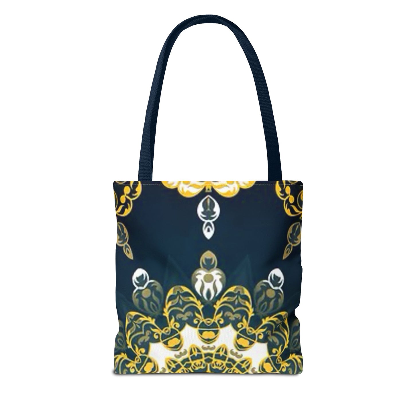 Navy And Gold Pattern Multi Color BRAND NEW MODERN Tote Bag (AOP)