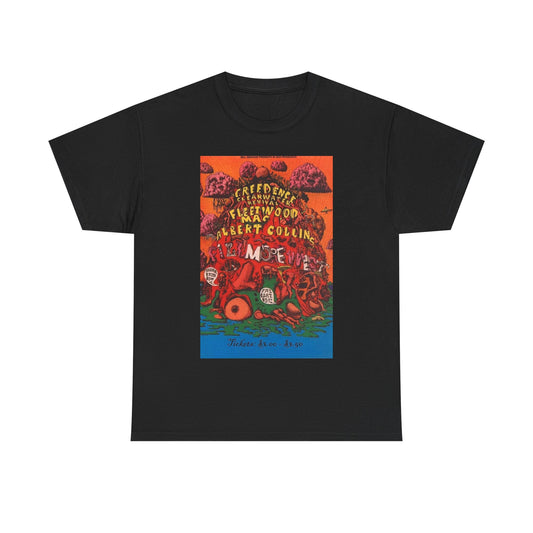 Creedence Clearwater Revival T-shirt vintage Fleetwood Mac art concert poster