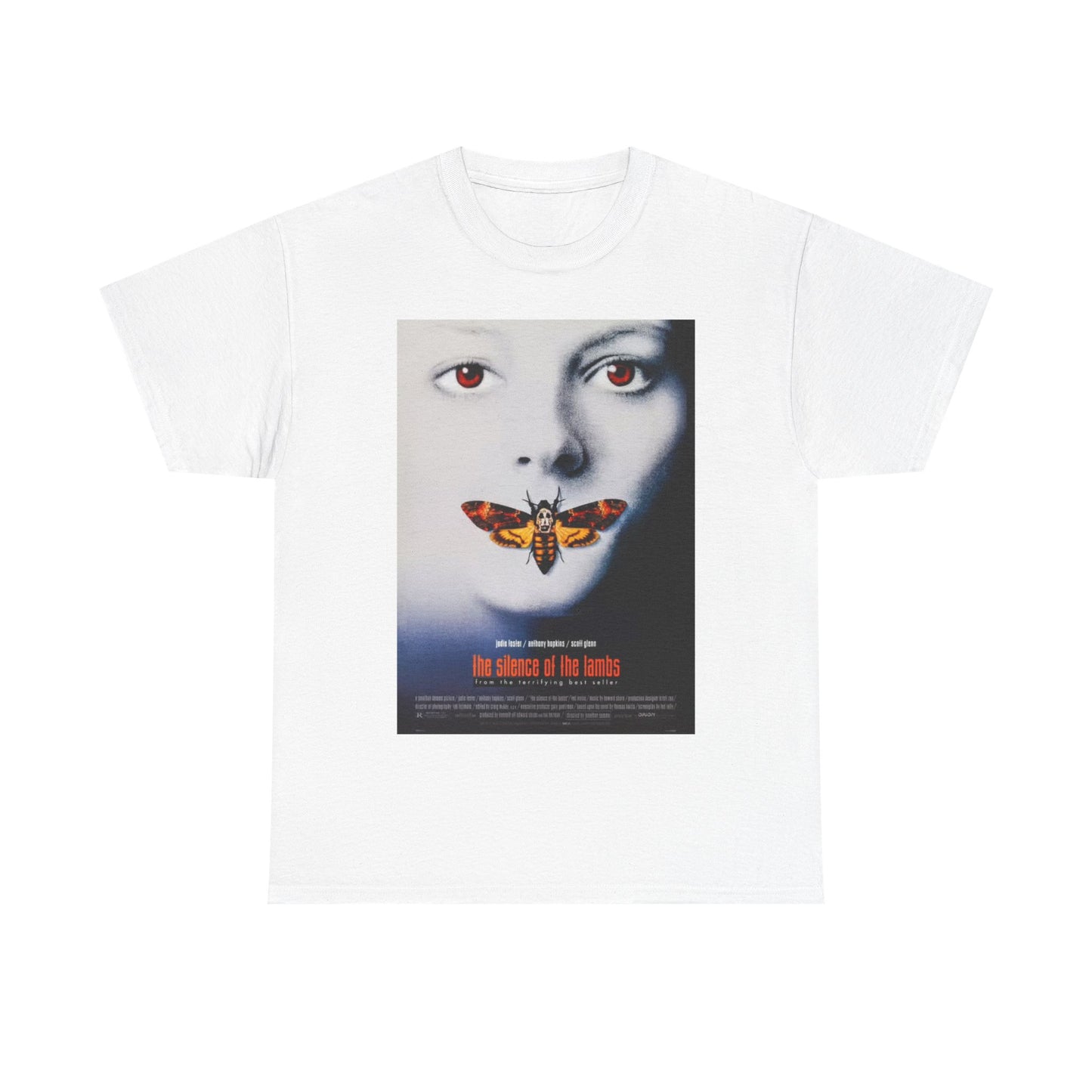 The Silence Of the Lamb Tshirt Vintage Thriller movie 90s Unisex Heavy Cotton