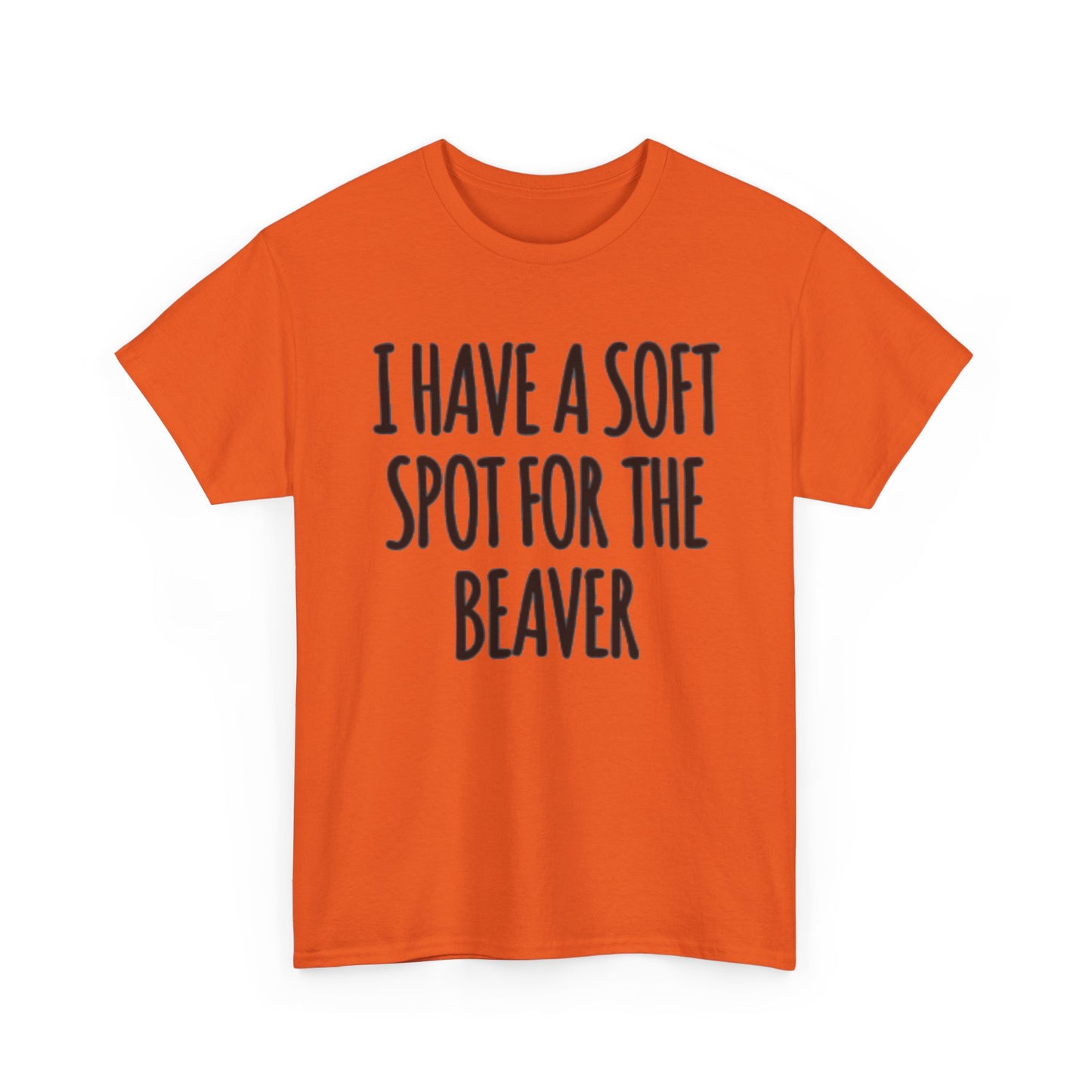 Soft Spot For The Beaver T Shirt Funny Sex Graphic Jokes Unisex Heavy Cotton Tee