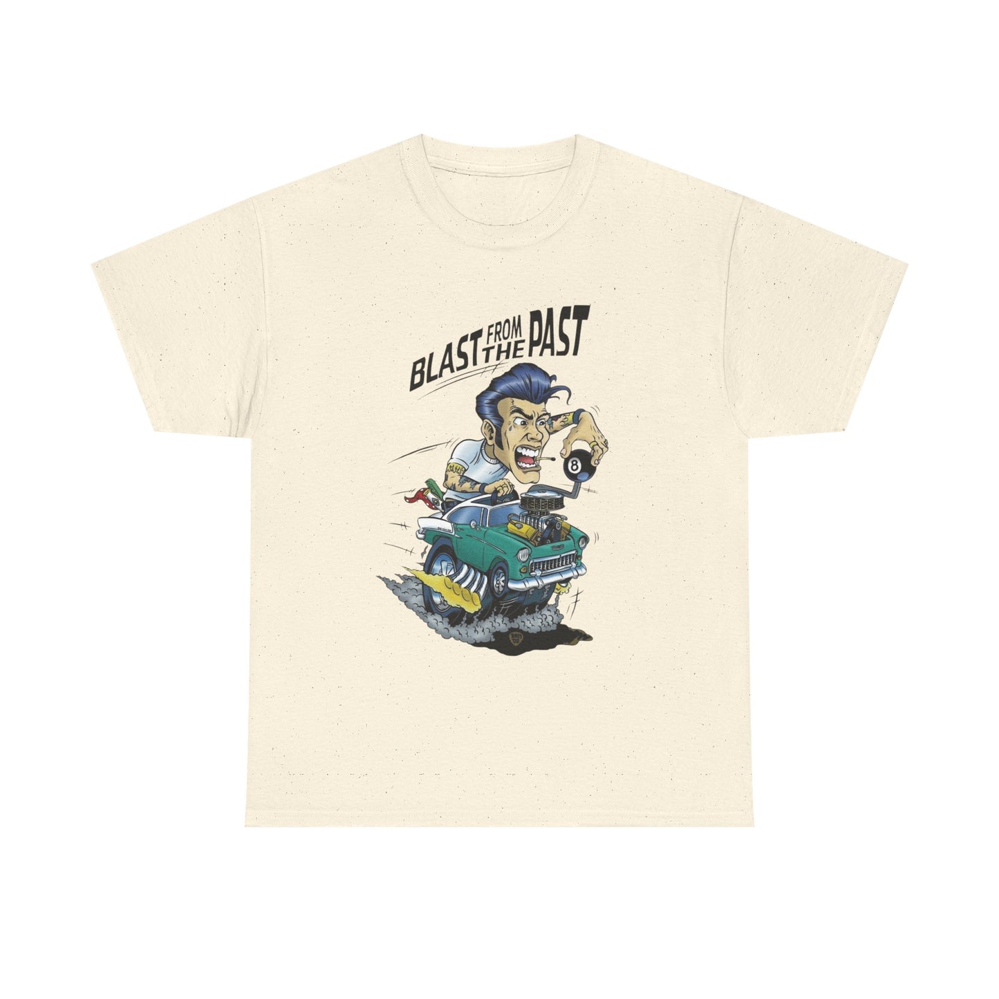 Blast From The Past Muscle Cars Graphic T Shirt Unisex Heavy Cotton Tee